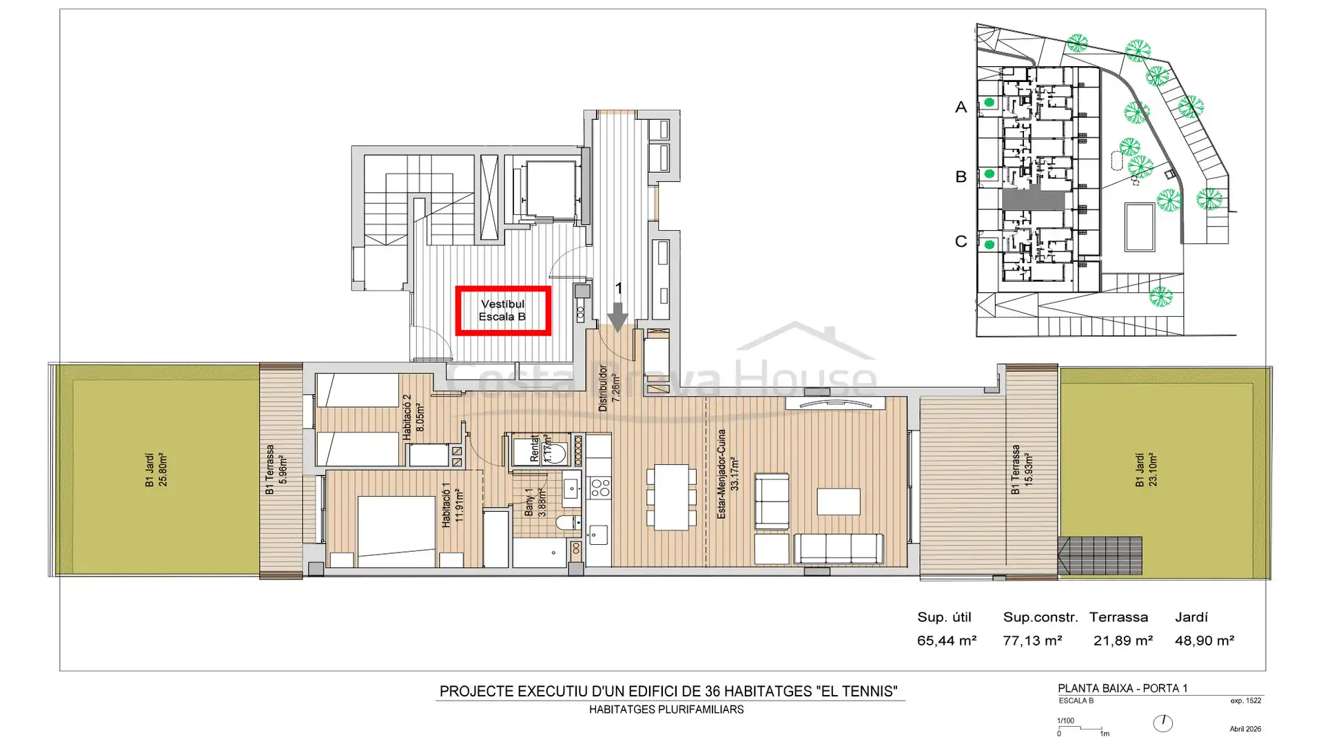 Appartement compact avec piscine à vendre à Carrer del Pirineu, imagen 14