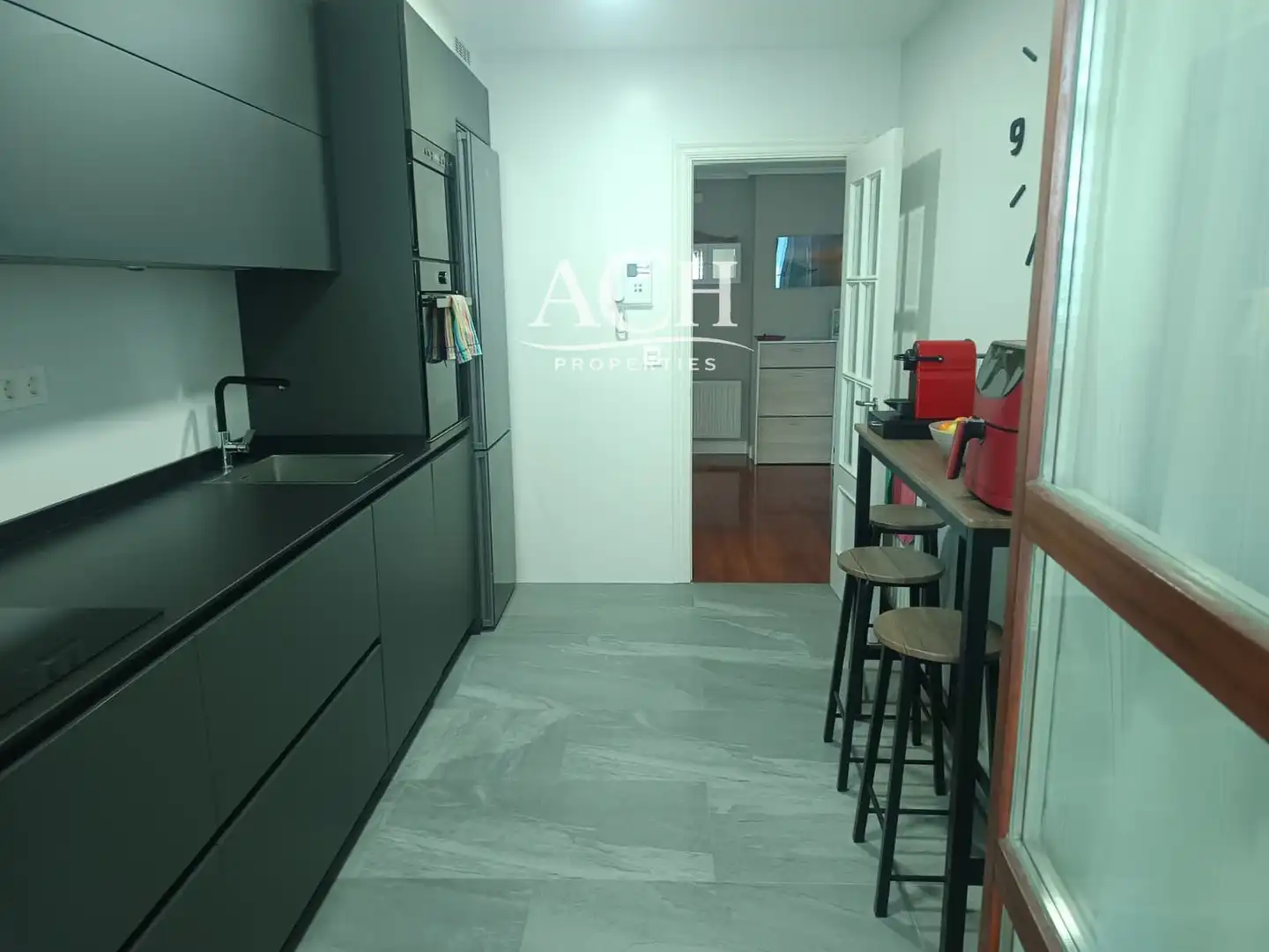 Cocina de Piso de alquiler en Sopela con Calefacción, Terraza y Amueblado
