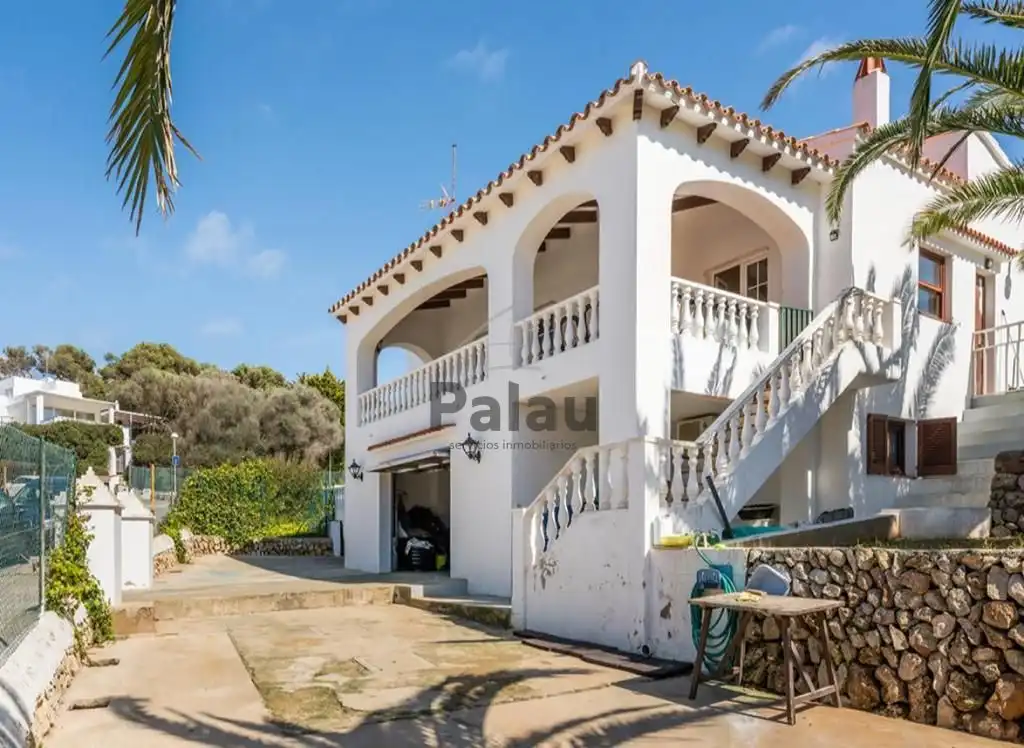 Vista exterior de Casa o chalet en venta en Maó - Mahón con Jardín privado, Terraza y Piscina