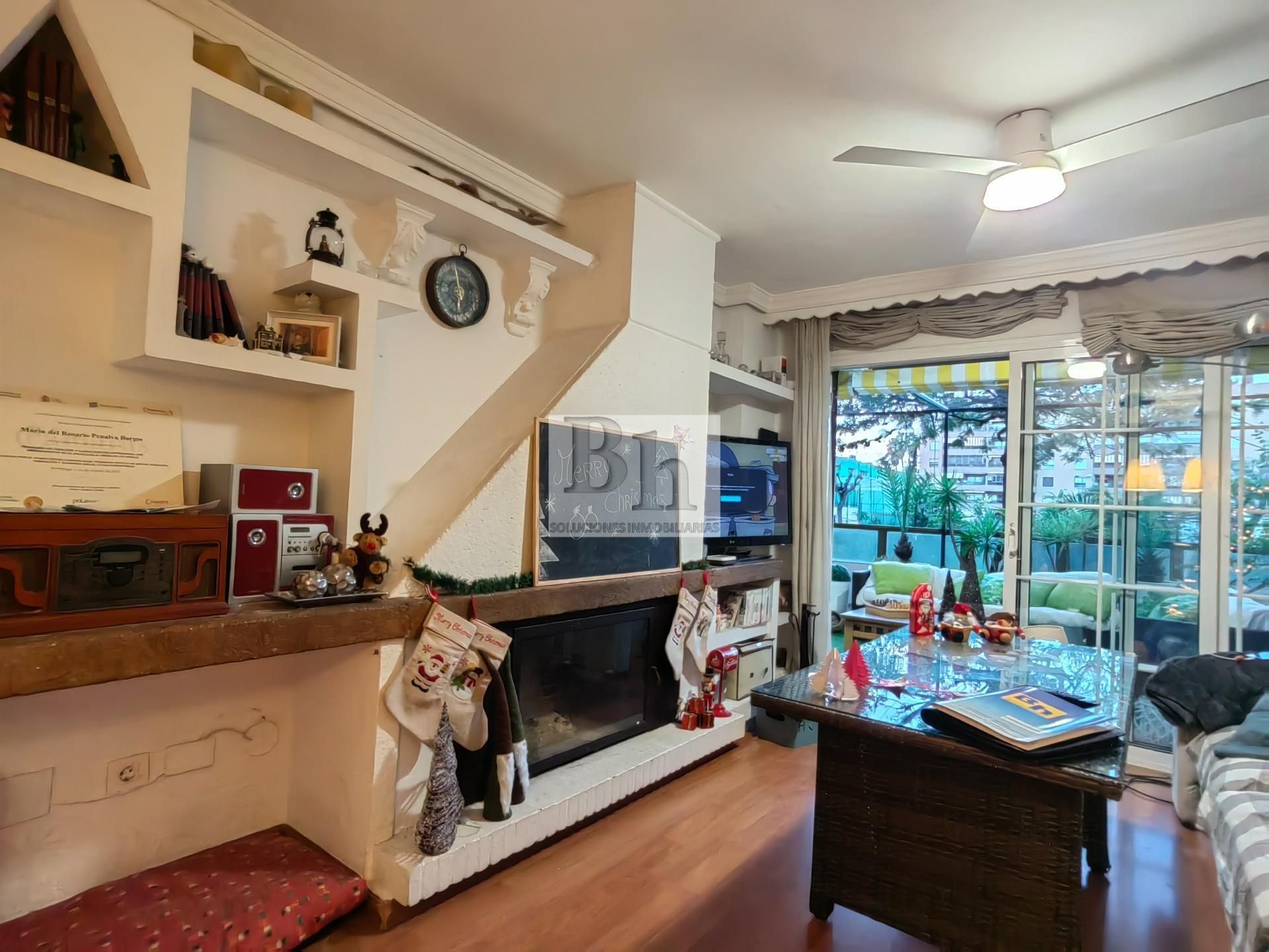 Living room of Flat for sale in Málaga Capital  with Air Conditioner, Private garden and Terrace