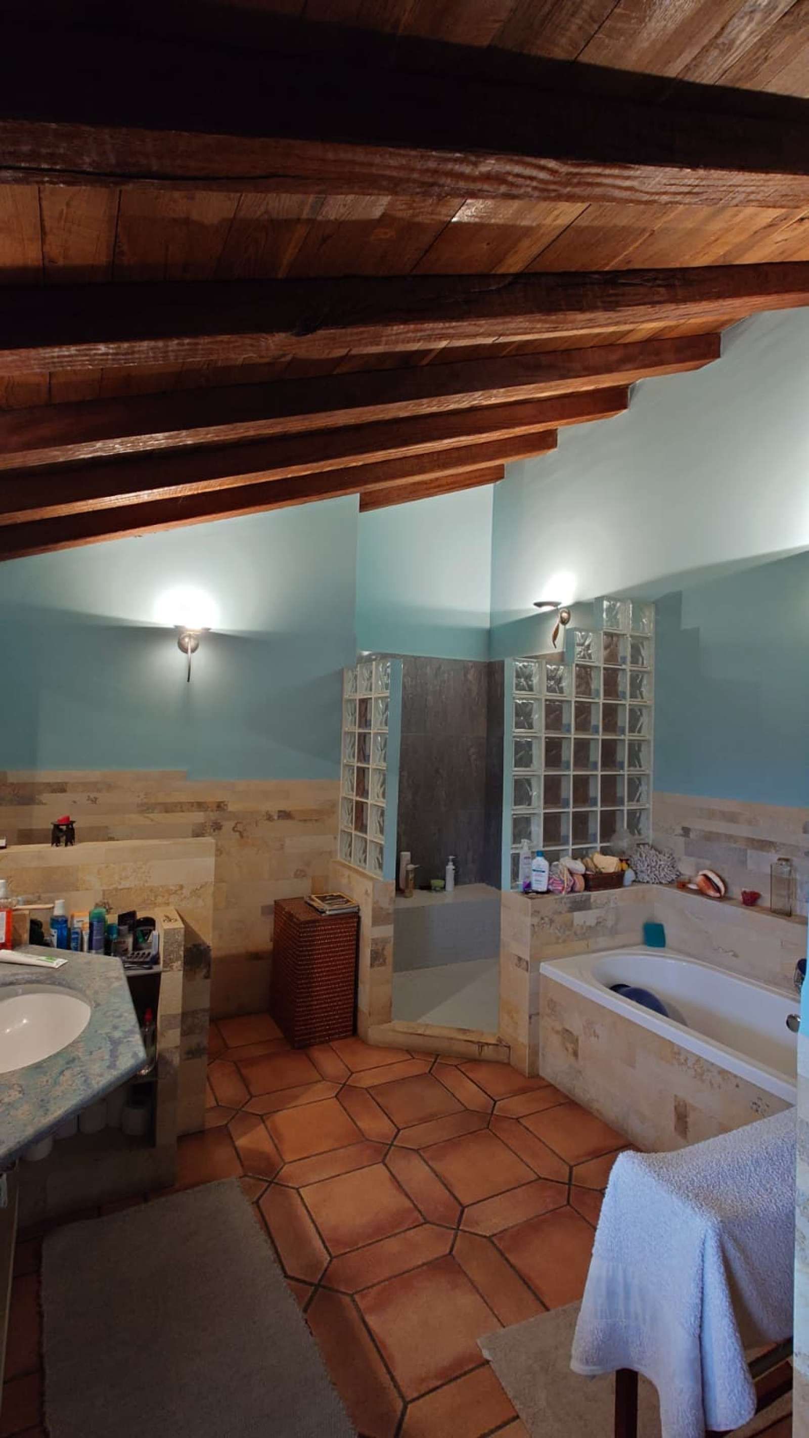 Baño de Apartamento para compartir en Urnieta con Aire acondicionado, Calefacción y Terraza