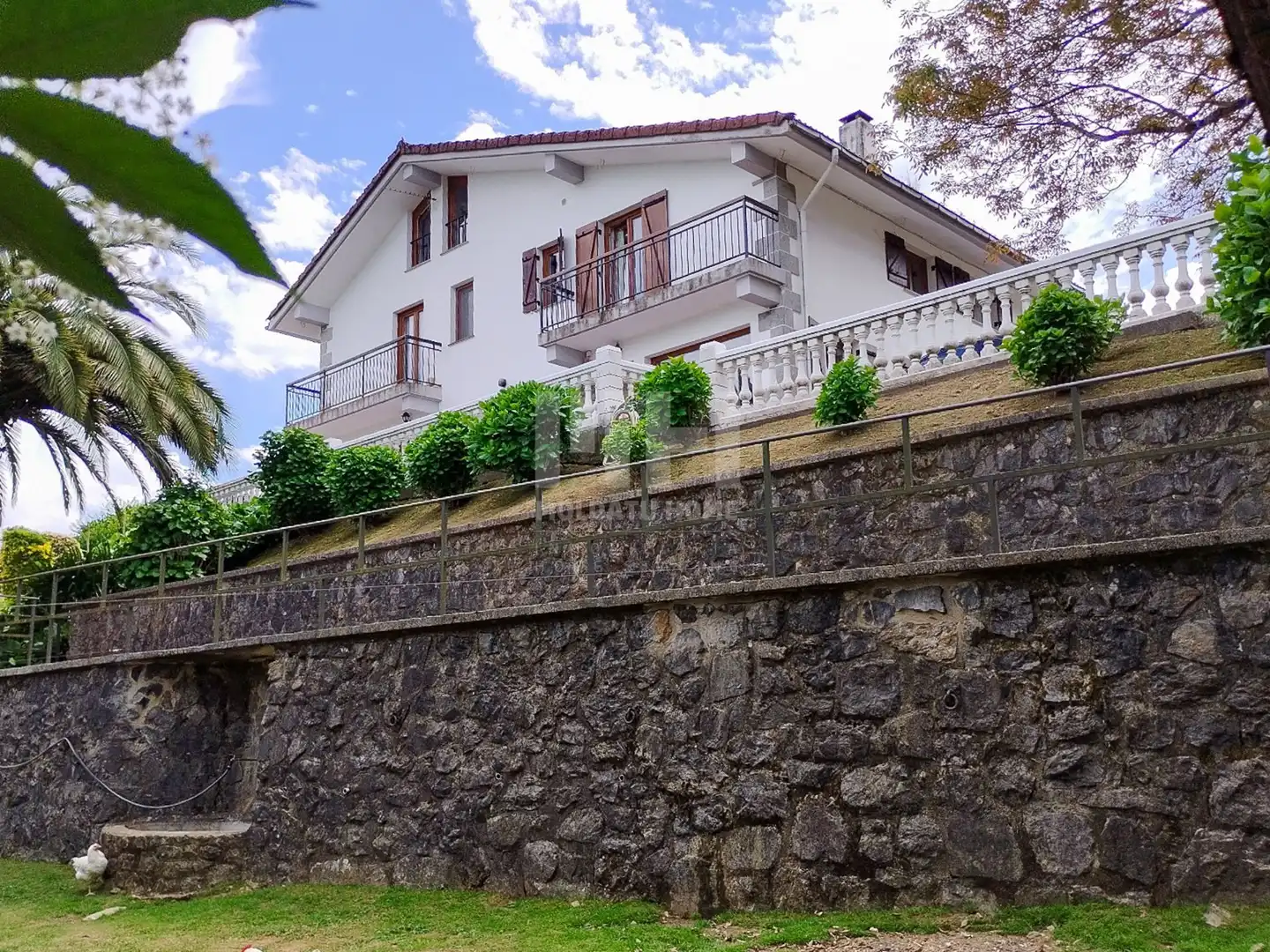 Vista exterior de Casa o chalet en venta en Hernialde con Calefacción, Jardín privado y Terraza
