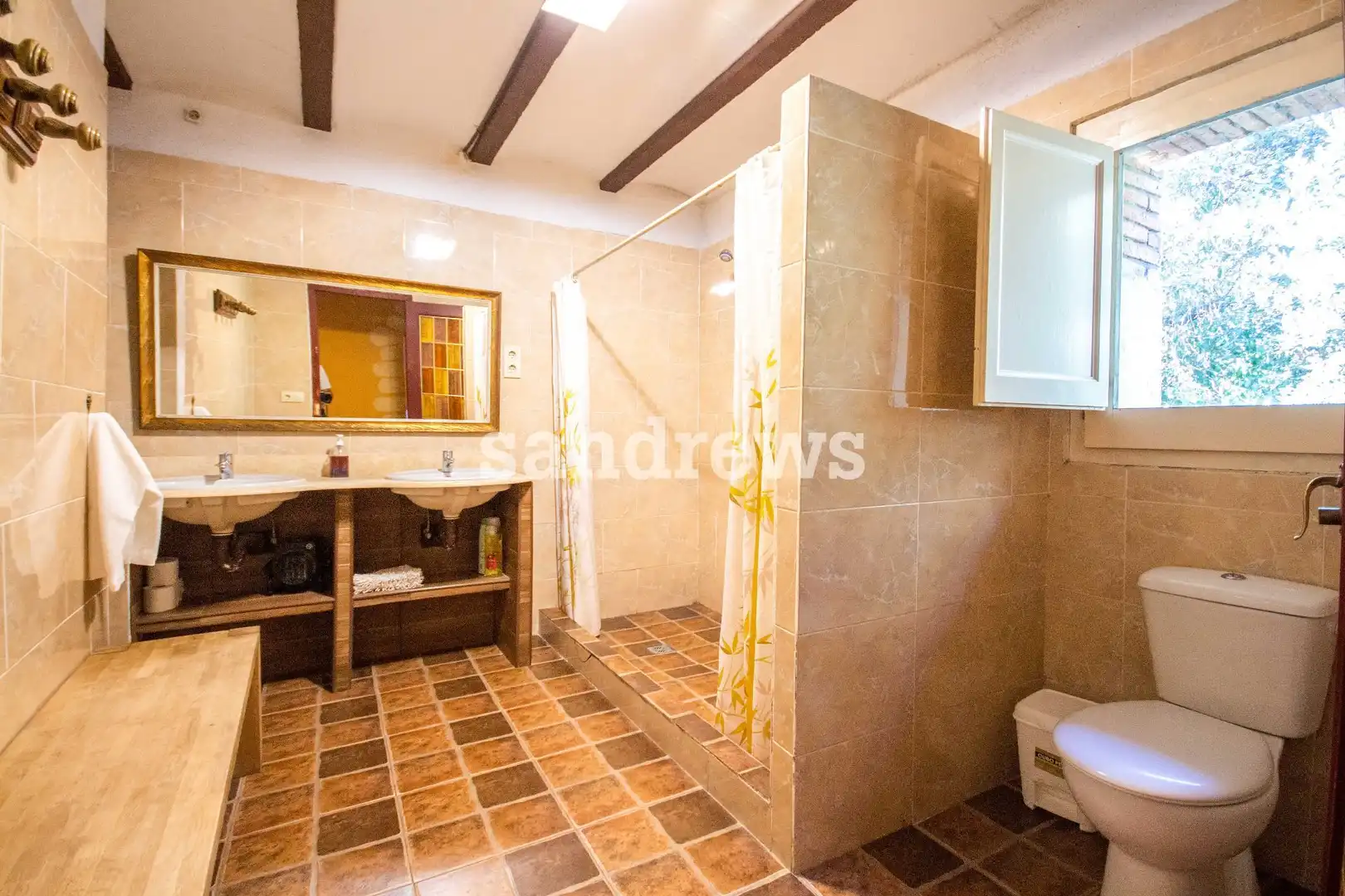 Bathroom of Country homes for sale in Cistella  with Air Conditioner, Private garden and Terrace