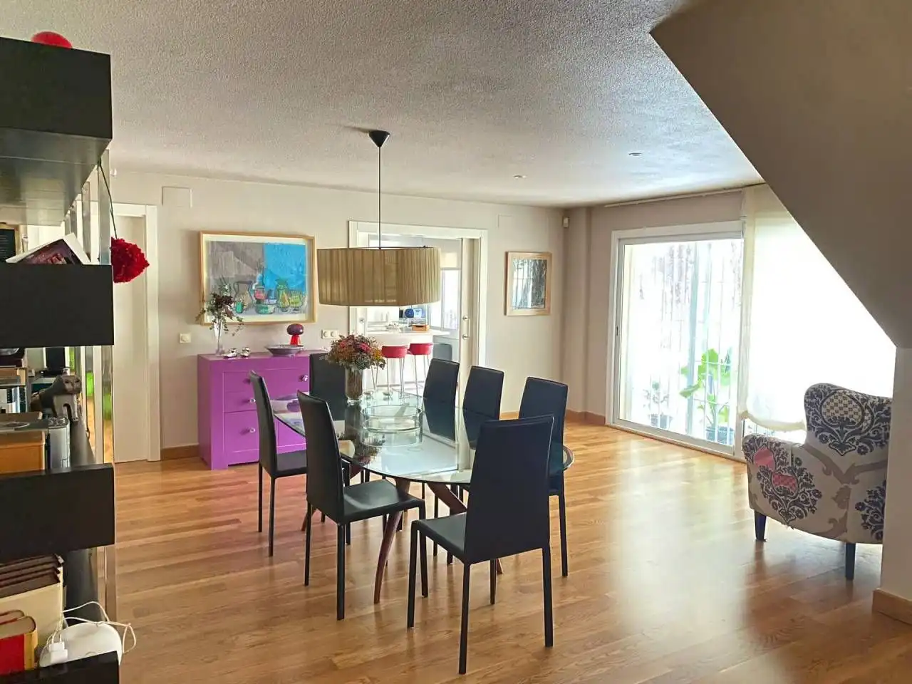 Dining room of Houses for sale in Molina de Segura  with Air Conditioner, Private garden and Parquet flooring