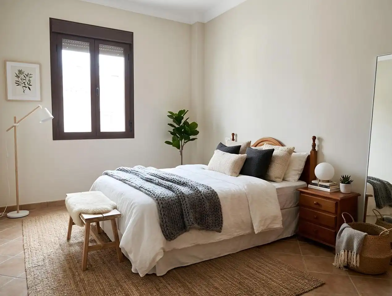 Dormitori de Casa o xalet en venda en Hinojos amb Jardí privat i Moblat