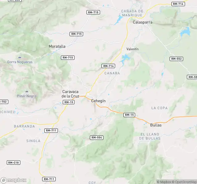 Vista exterior de Piso en venta en Cehegín
