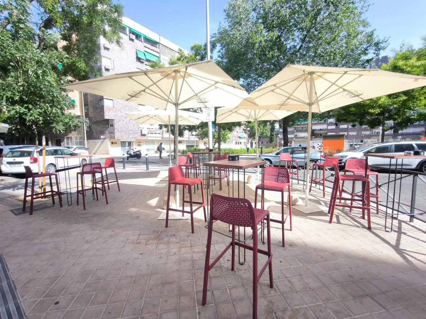 Terrassa de Local de lloguer en Madrid amb Aire condicionat