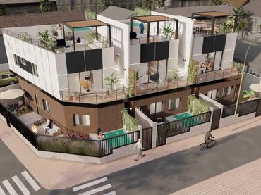 Appartement compact avec piscine à vendre à Santiago de la Ribera