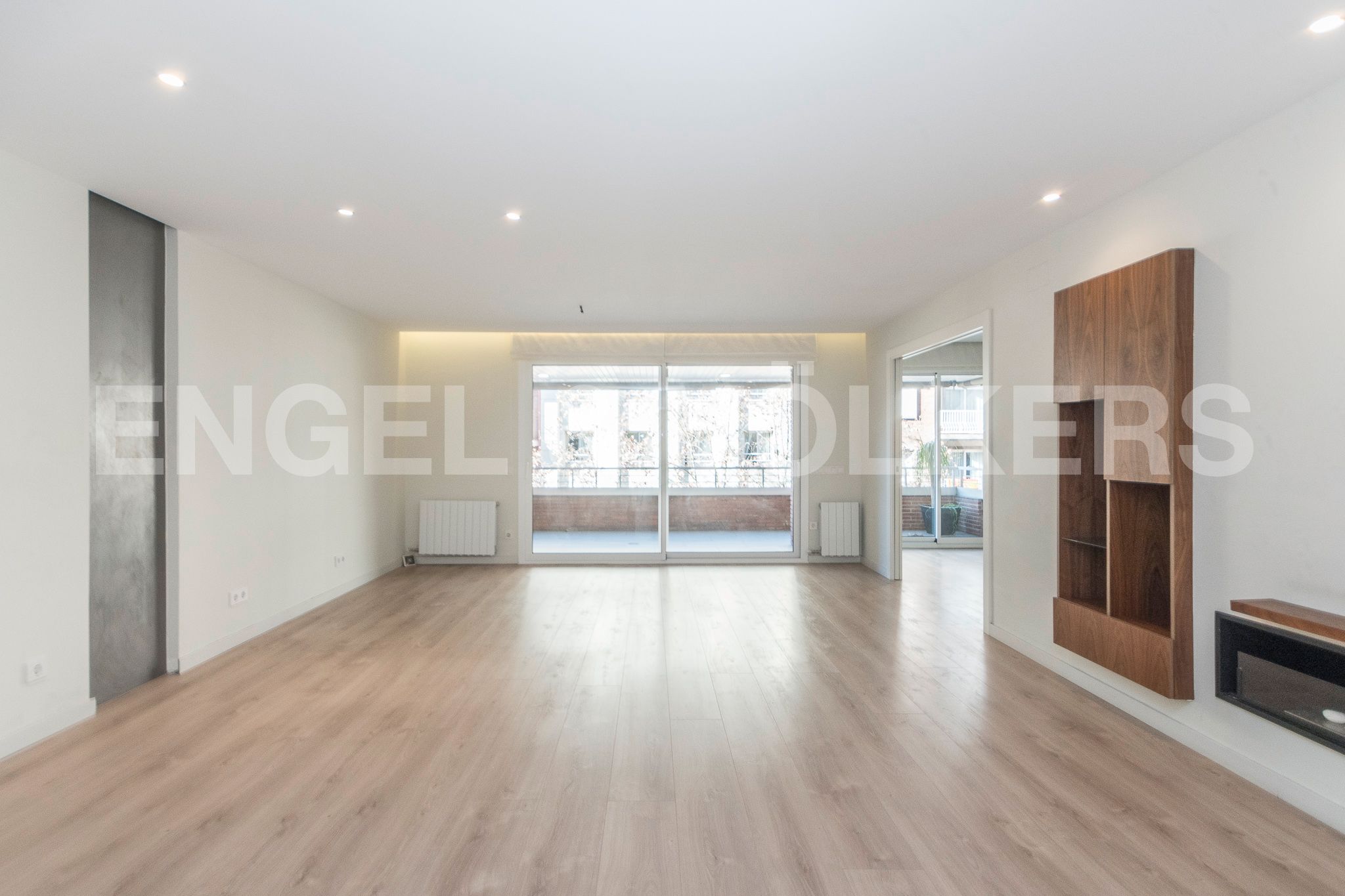 Sala d'estar de Apartament de lloguer en  Barcelona Capital amb Aire condicionat, Calefacció i Parquet
