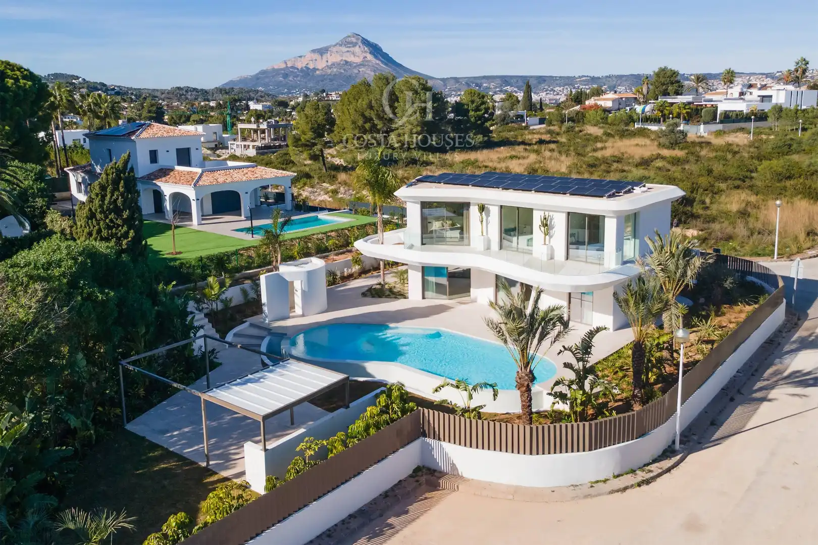 Exterior view of Houses for sale in Jávea / Xàbia  with Air Conditioner, Private garden and Terrace