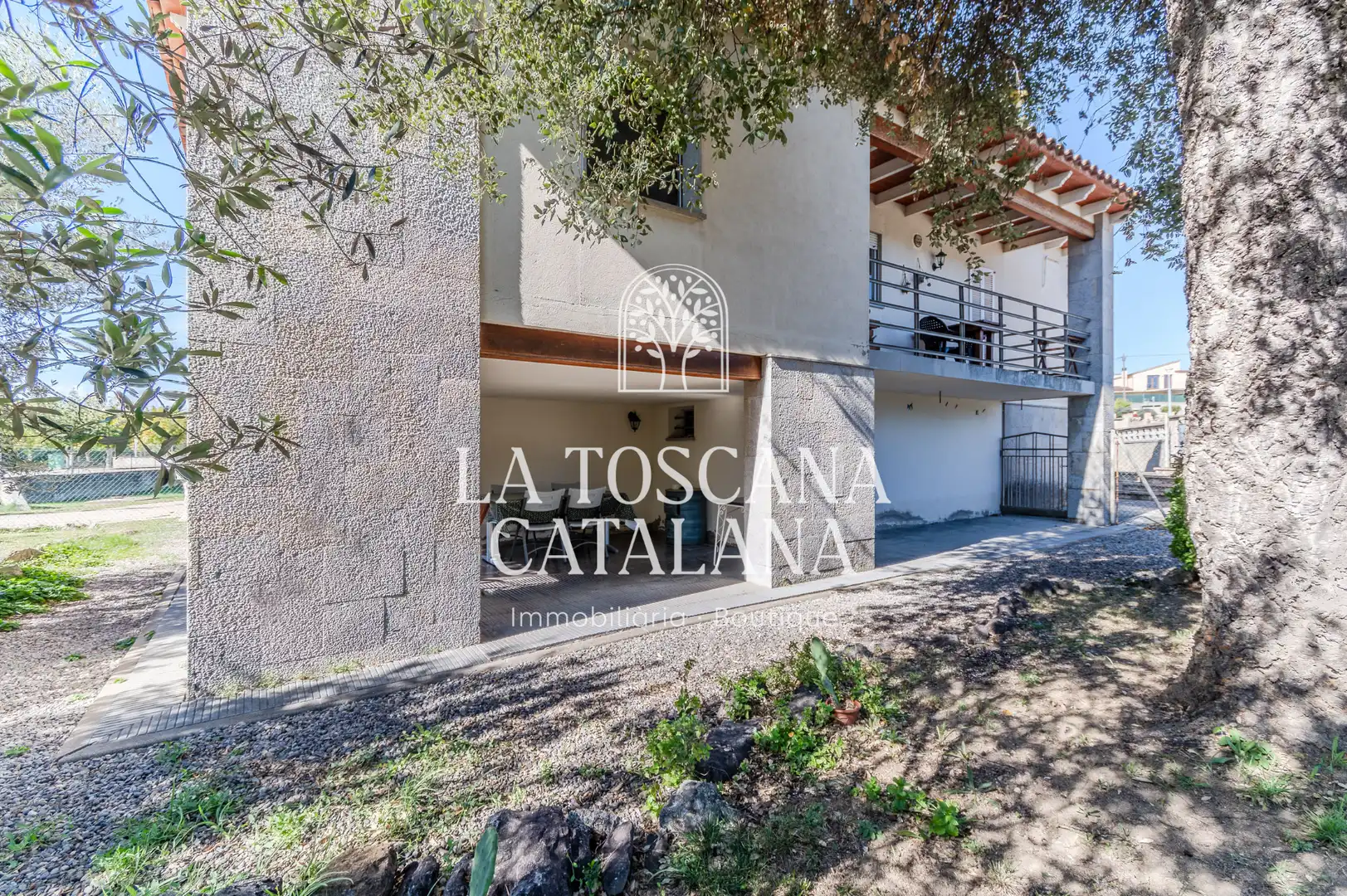 Vista exterior de Casa o chalet en venta en Caldes de Malavella con Calefacción, Jardín privado y Parquet