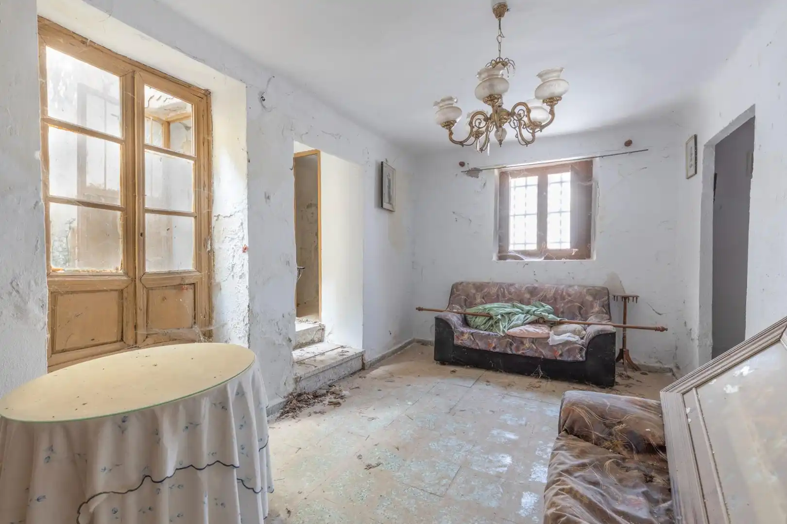 Sala de estar de Casa o chalet en venta en Albuñuelas con Terraza