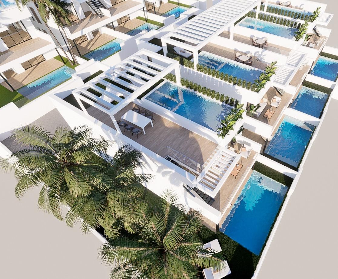 Swimming pool of House or chalet for sale in Finestrat  with Air Conditioner, Heating and Private garden