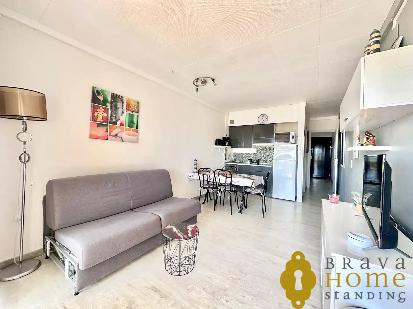 Sala de estar de Piso en venta en Empuriabrava con Aire acondicionado y Terraza