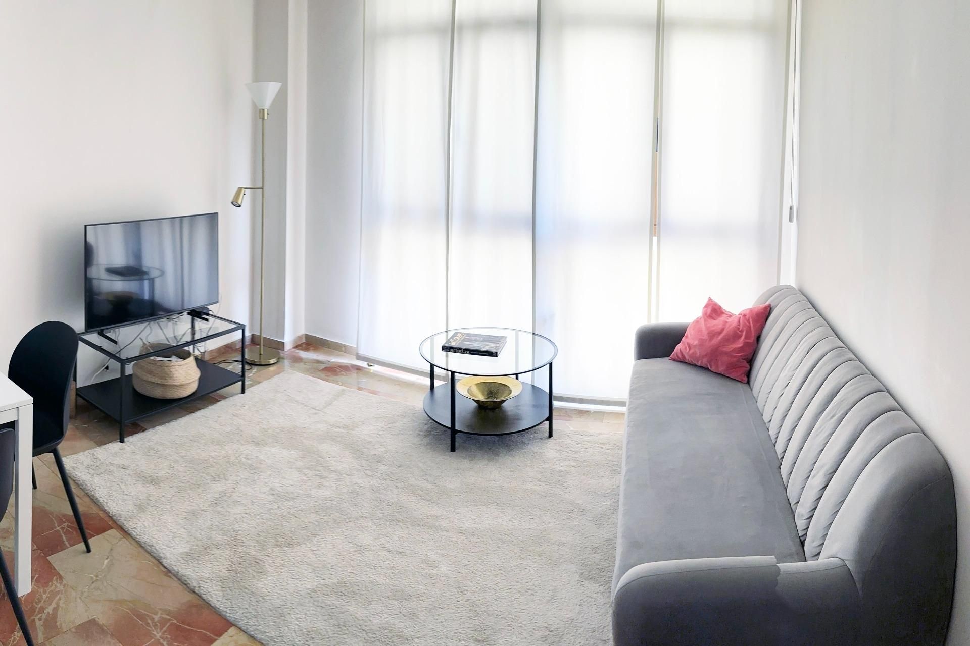 Sala d'estar de Pis en venda en  Valencia Capital amb Aire condicionat, Calefacció i Parquet