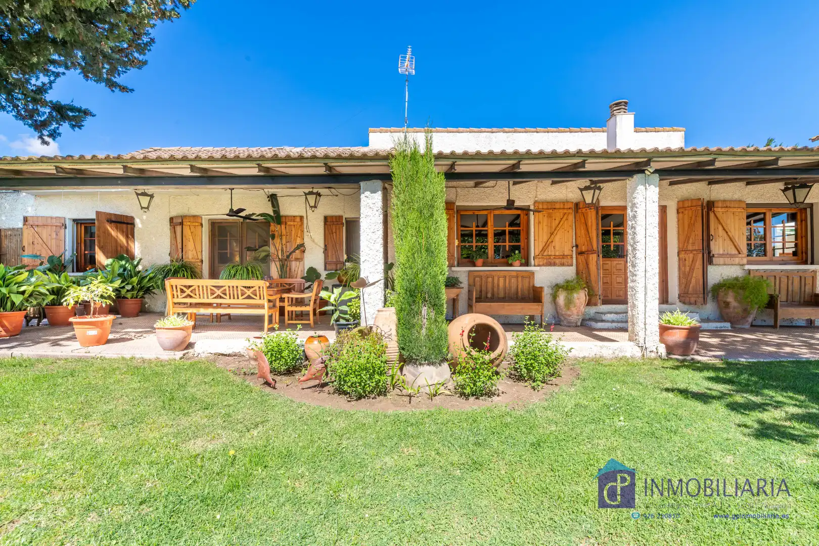 Jardín de Casa o chalet en venta en Quinto con Aire acondicionado, Calefacción y Jardín privado
