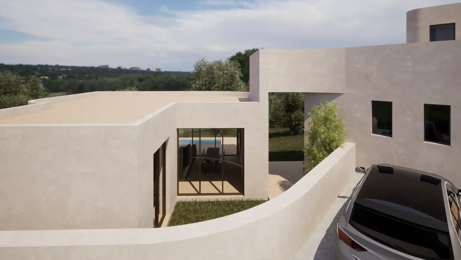 Exterior view of Country homes for sale in Benalup-Casas Viejas  with Terrace and Swimming Pool