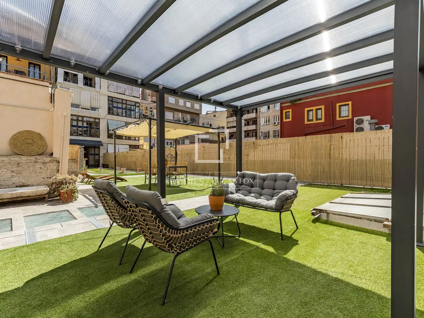 Terrace of Flat for sale in Barcelona  with Air Conditioner, Private garden and Terrace