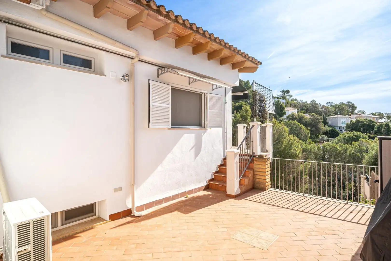Terrassa de Casa o xalet en venda en Calvià amb Aire condicionat, Calefacció i Jardí privat