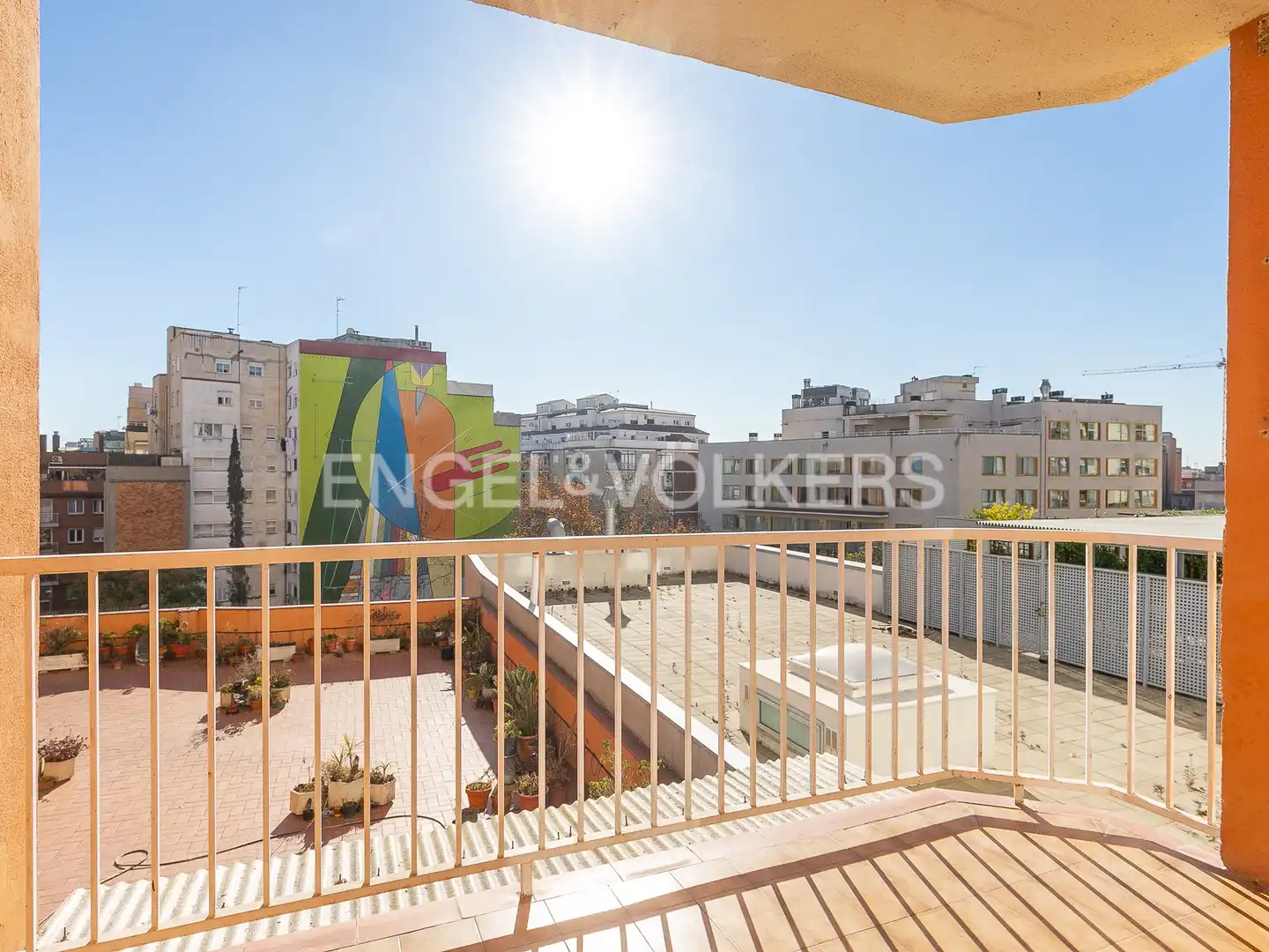Terraza de Piso de alquiler en Barcelona con Calefacción, Parquet y Balcón