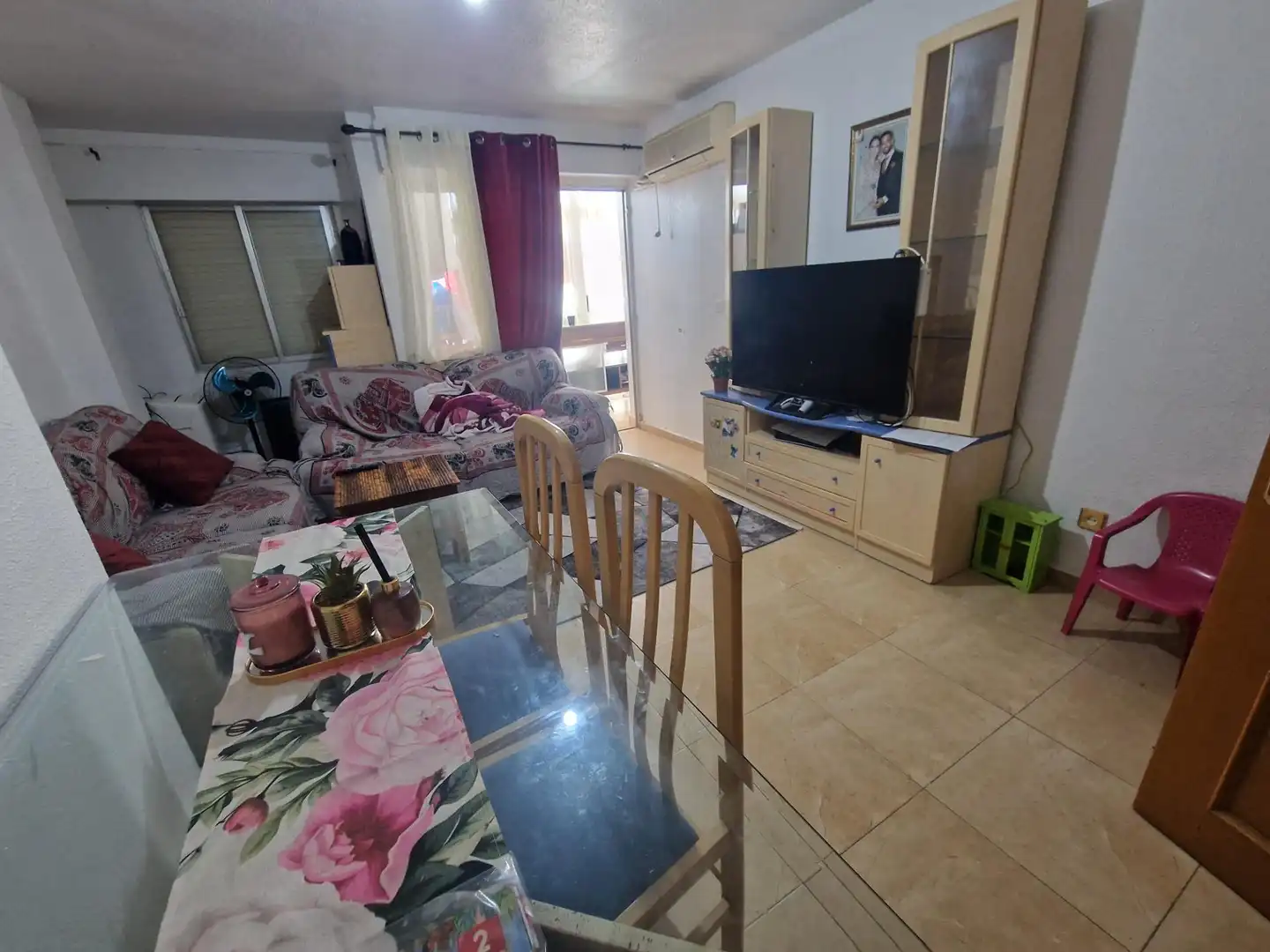 Sala de estar de Piso en venta en Águilas con Amueblado y Balcón