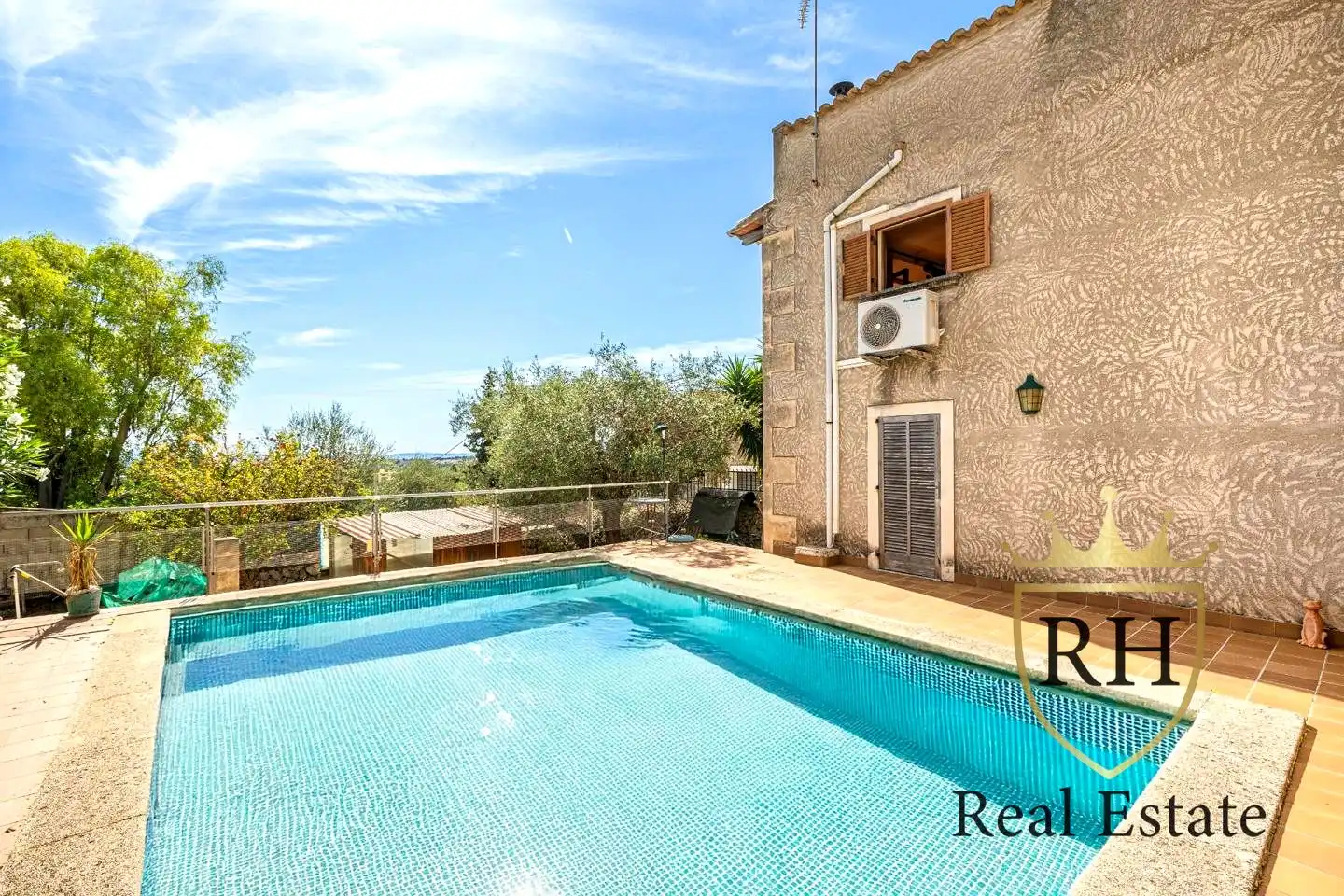 Vista exterior de Casa o chalet en venta en Selva con Aire acondicionado, Jardín privado y Terraza