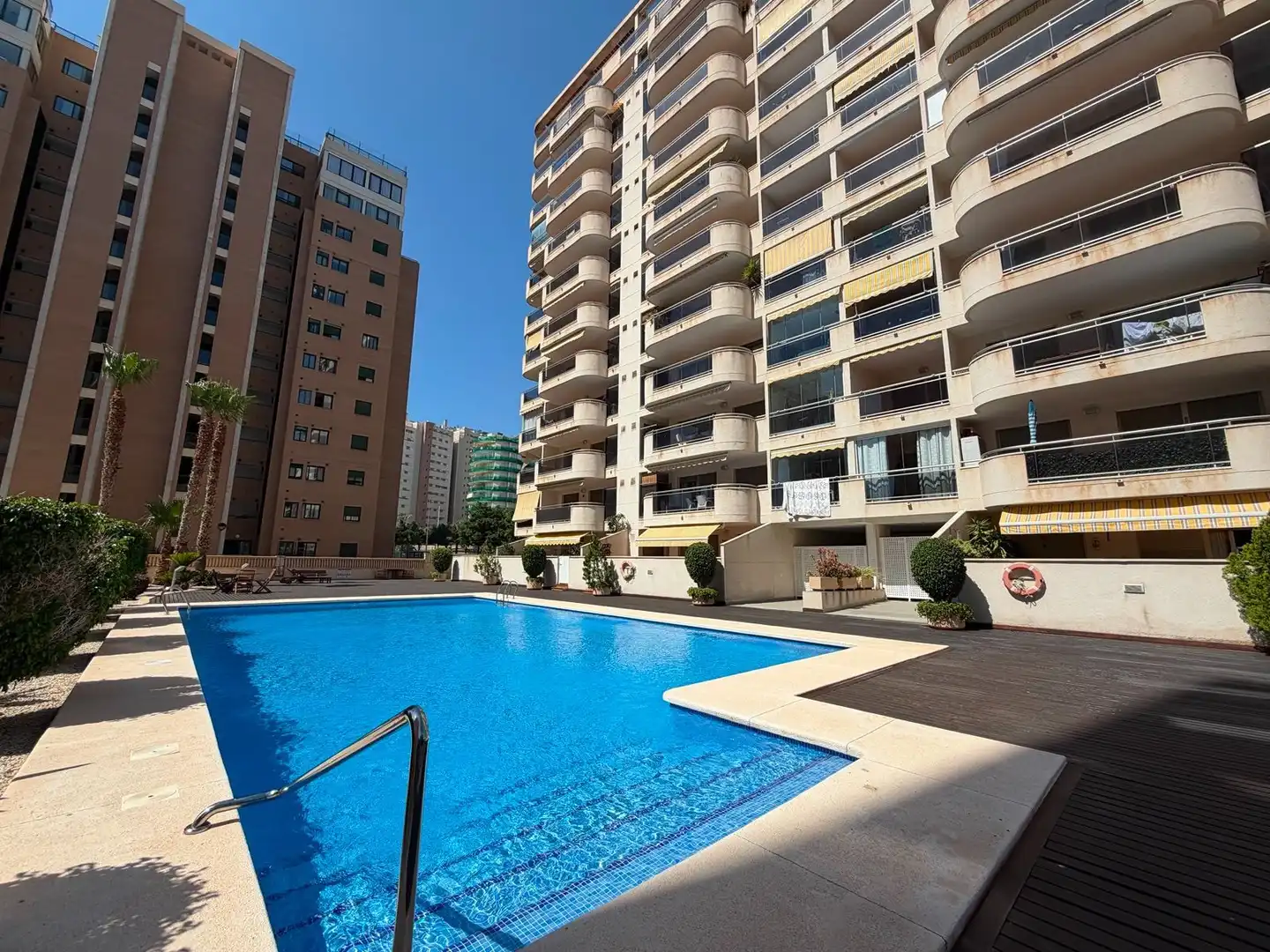 Swimming pool of Flat for sale in Villajoyosa / La Vila Joiosa  with Air Conditioner and Community pool
