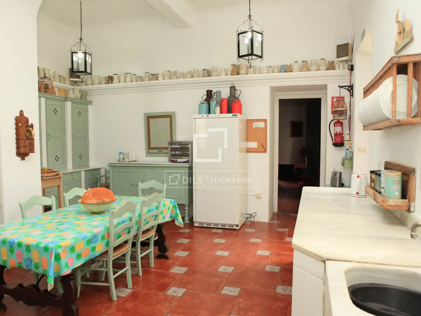 Cocina de Finca rústica en venta en Otívar con Aire acondicionado, Jardín privado y Terraza