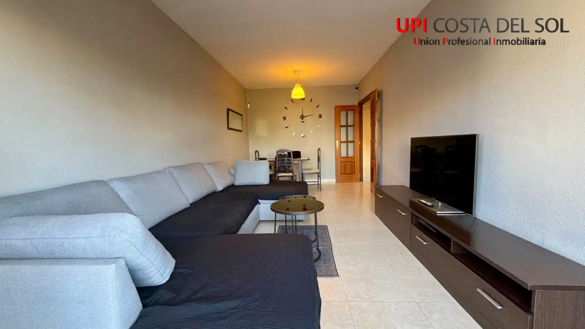 Sala de estar de Piso en venta en Mijas con Terraza, Amueblado y Horno