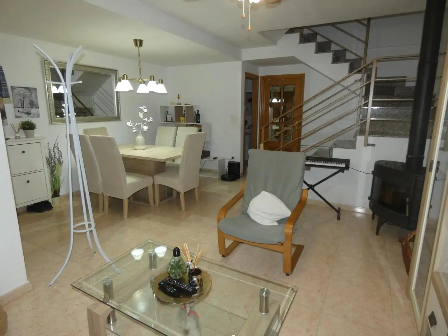 Comedor de Casa adosada en venta en La Joyosa con Aire acondicionado, Jardín privado y Terraza