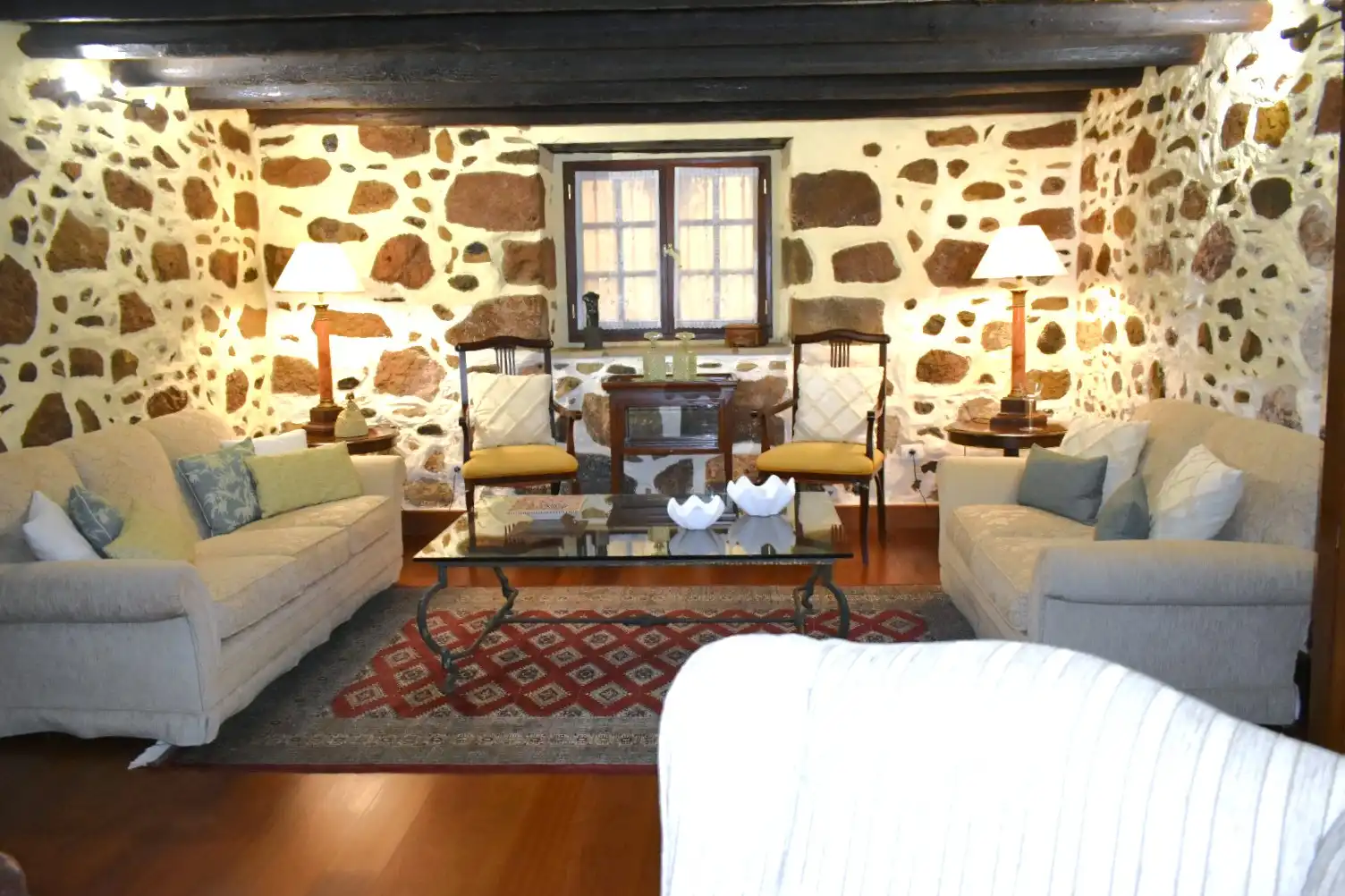 Sala de estar de Casa adosada en venta en Teror con Parquet, Terraza y Amueblado