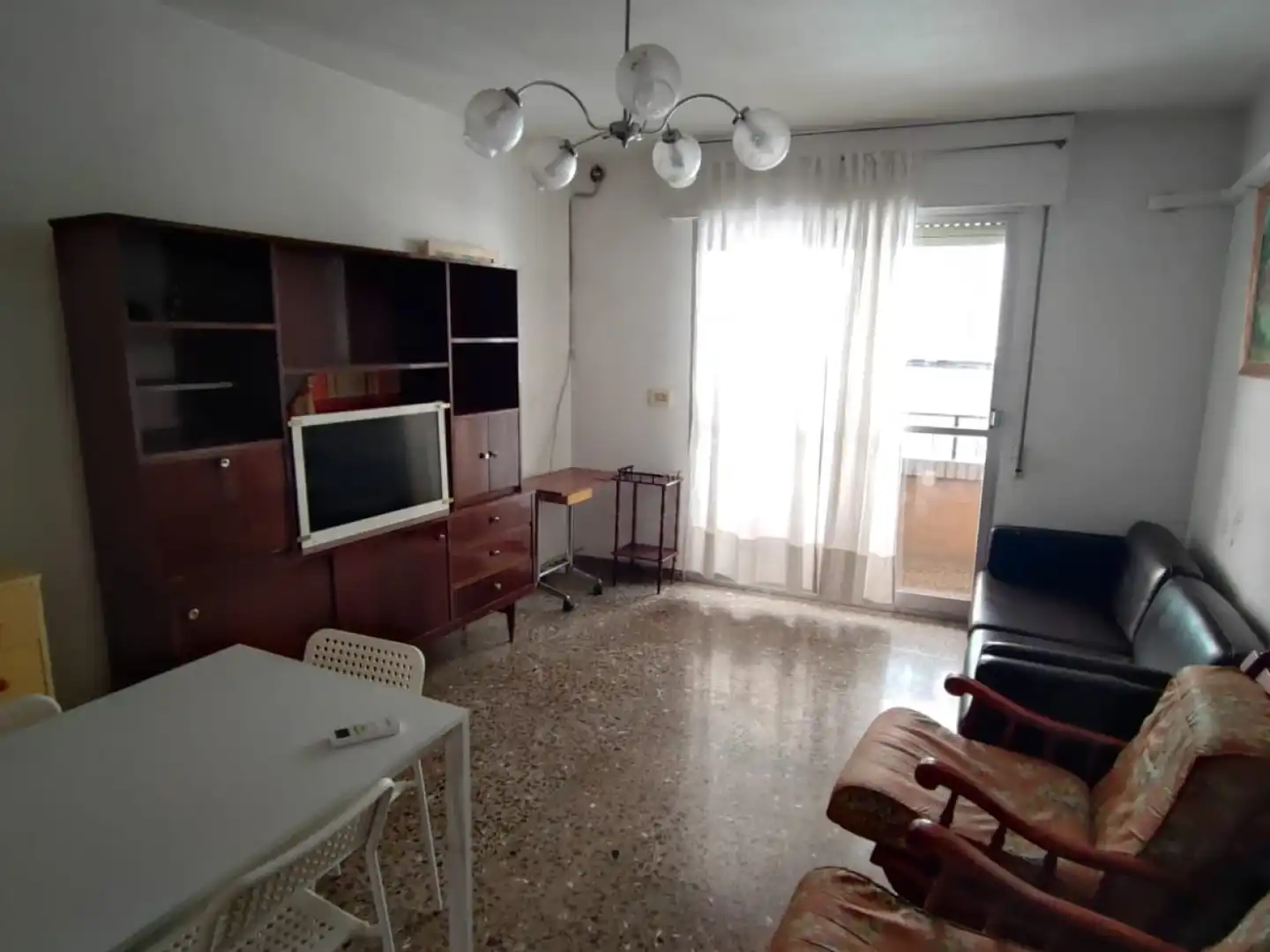 Sala d'estar de Pis de lloguer en Murcia amb Aire condicionat, Terrassa i Moblat