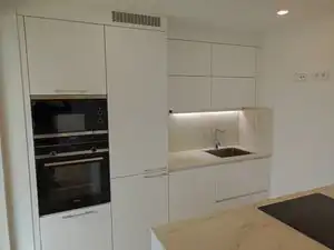 Kitchen of Flat for sale in Oleiros  with Heating, Terrace and Furnished