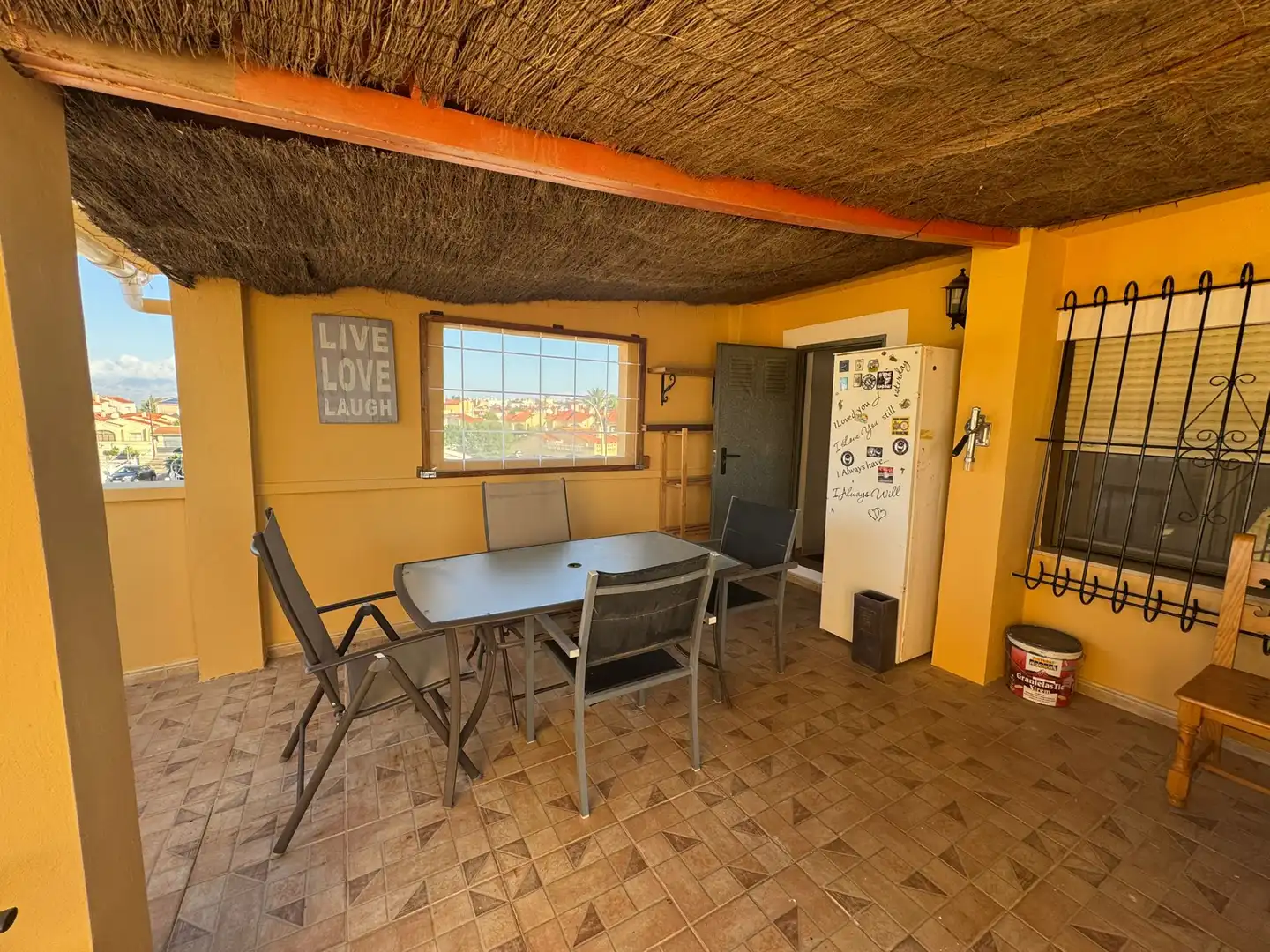 Terrassa de Casa adosada en venda en San Fulgencio amb Jardí privat, Terrassa i Moblat