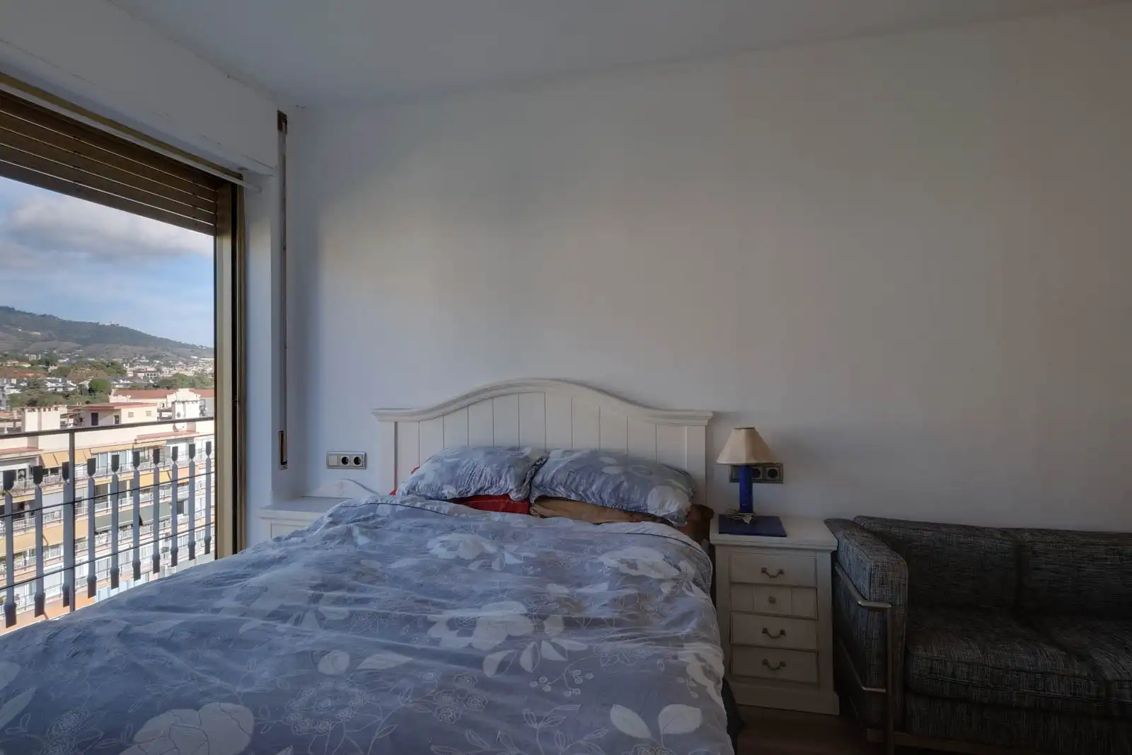 Schlafzimmer von Wohnung zum Verkauf in Barcelona mit Klimaanlage, Heizung und Parkett