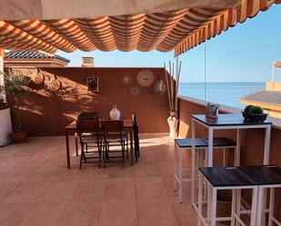 Terrasse von Dachboden miete in Torrox mit Klimaanlage, Heizung und Terrasse