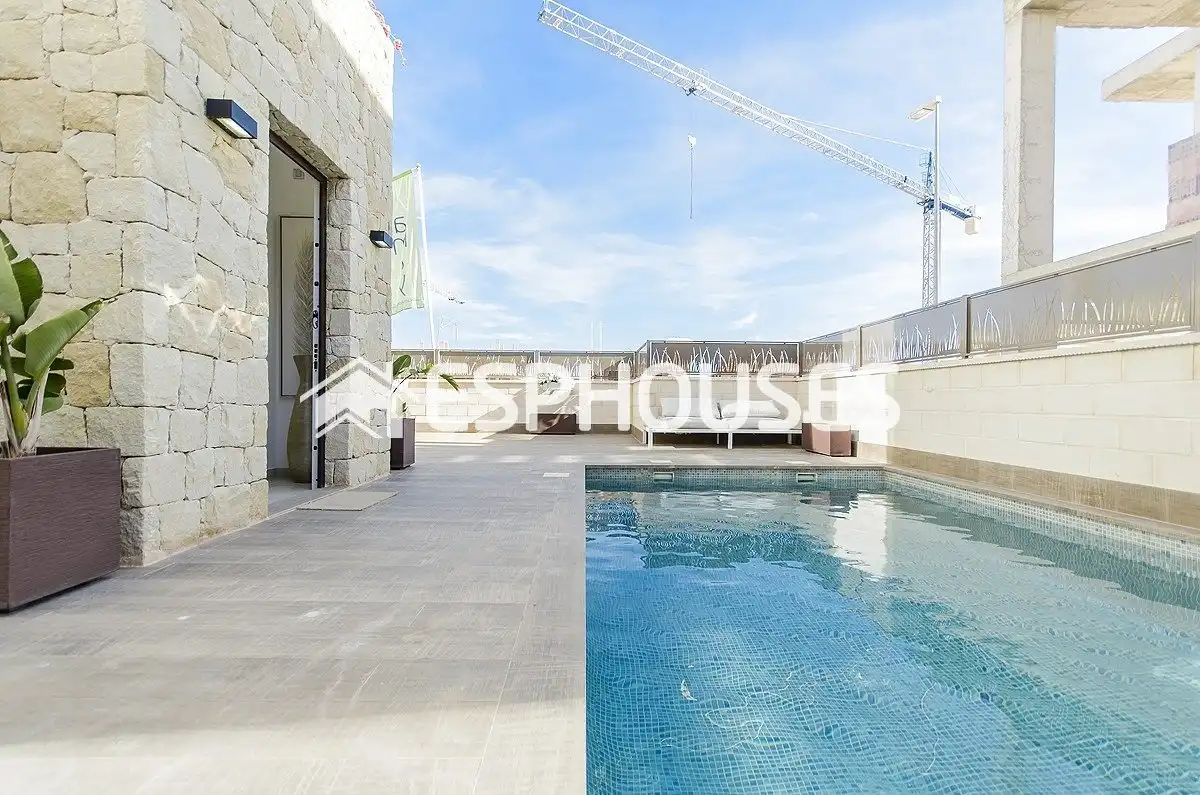 Swimming pool of Houses for sale in Vera  with Terrace, Swimming Pool and Balcony