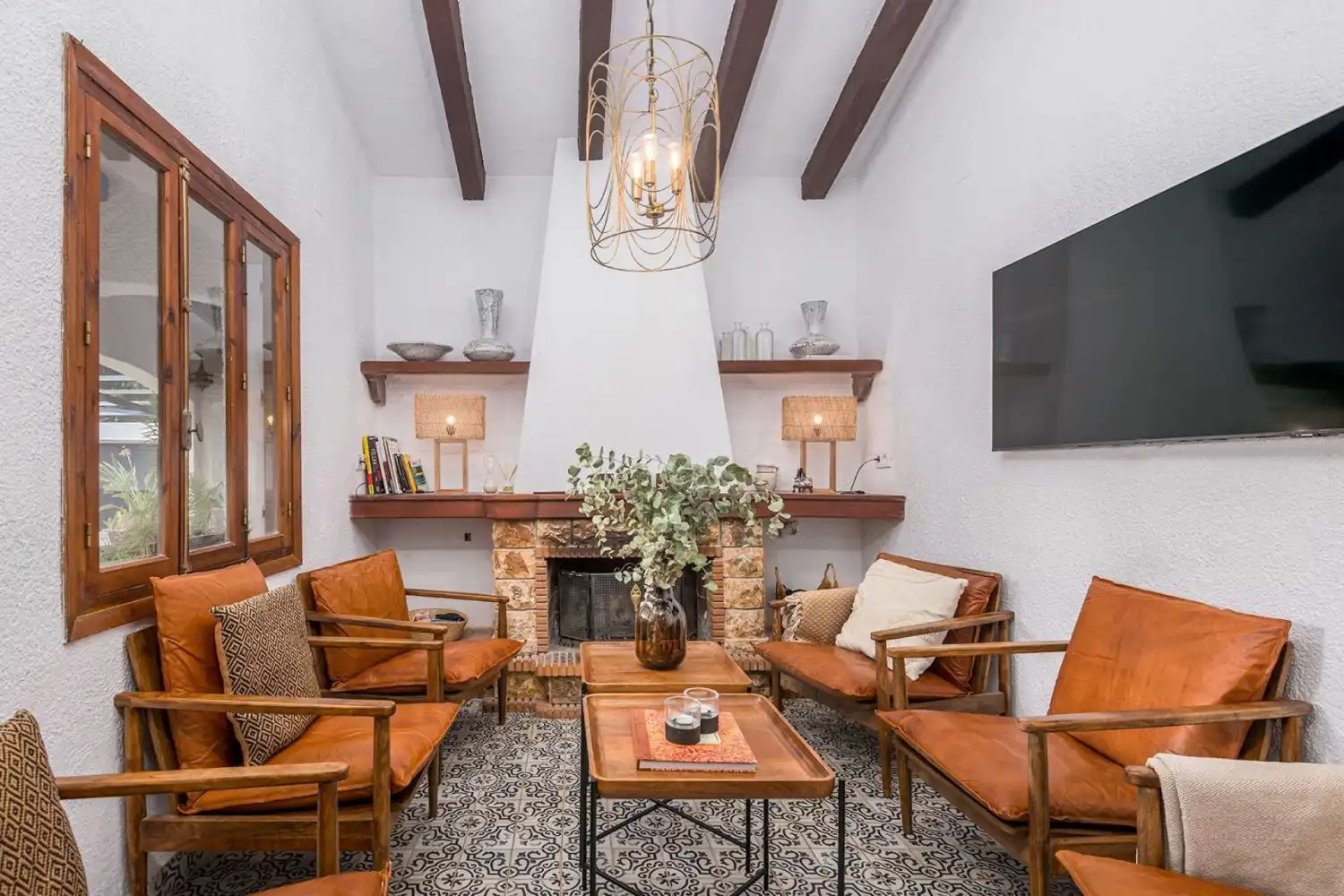 Sala de estar de Casa adosada en venta en Orihuela con Jardín privado, Terraza y Trastero