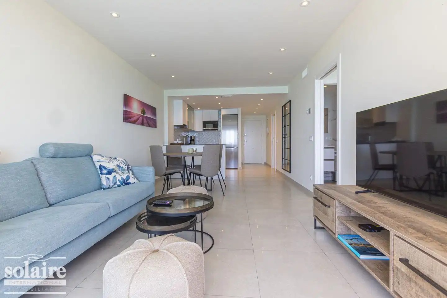 Sala d'estar de Apartament de lloguer en Altea amb Aire condicionat, Calefacció i Terrassa