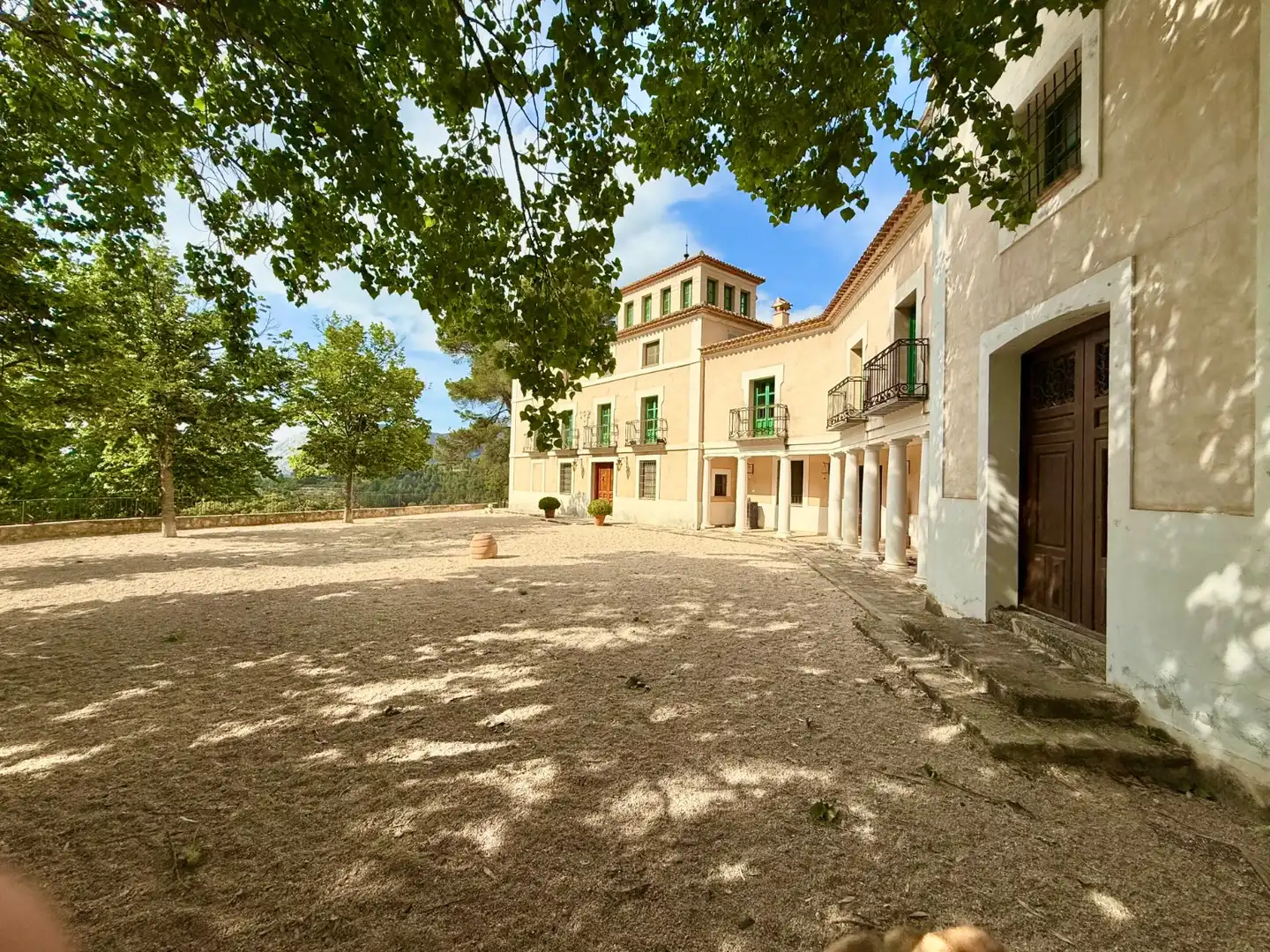 Vista exterior de Finca rústica en venda en Alcoleja amb Aire condicionat, Jardí privat i Terrassa