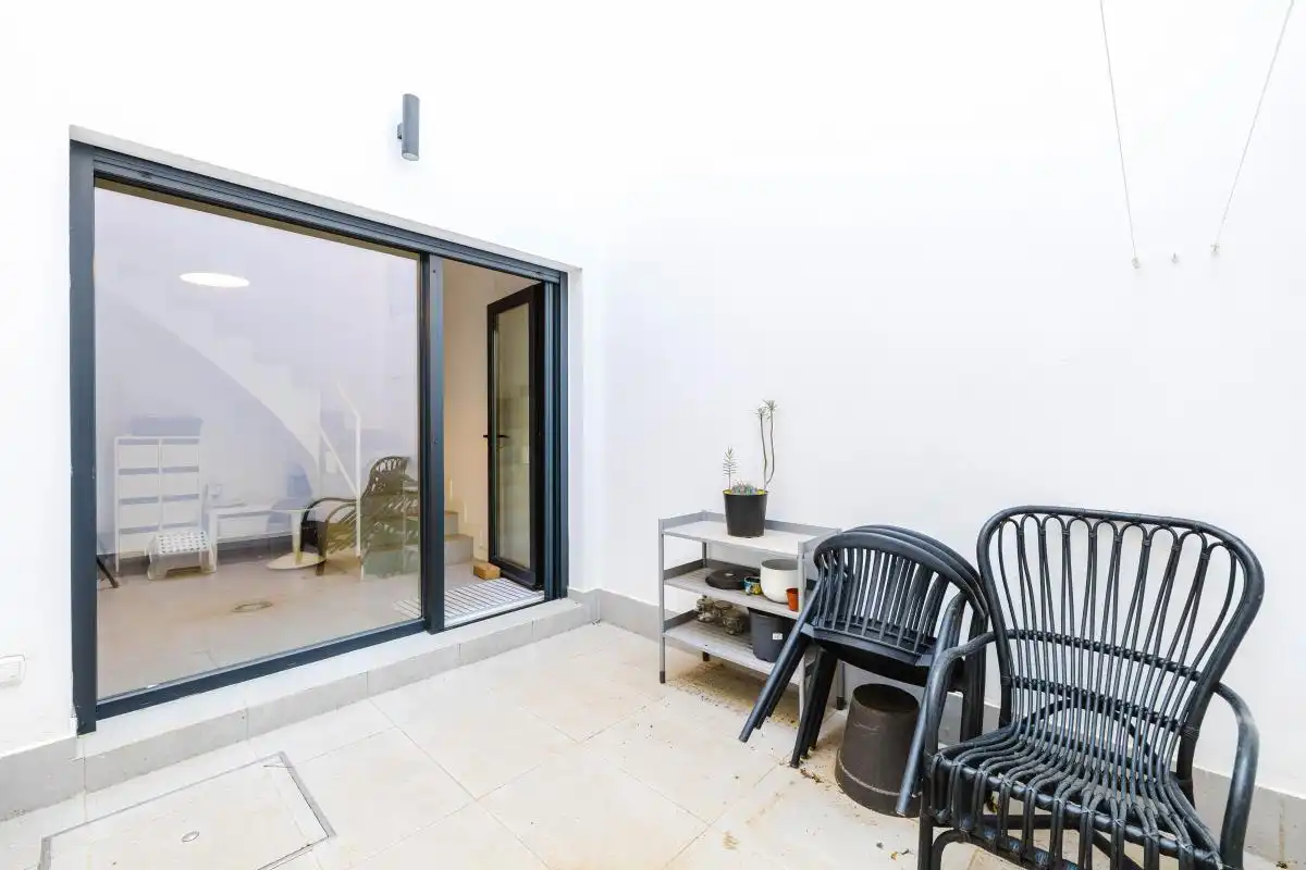 Terraza de Casa adosada en venta en Málaga con Aire acondicionado, Calefacción y Jardín privado
