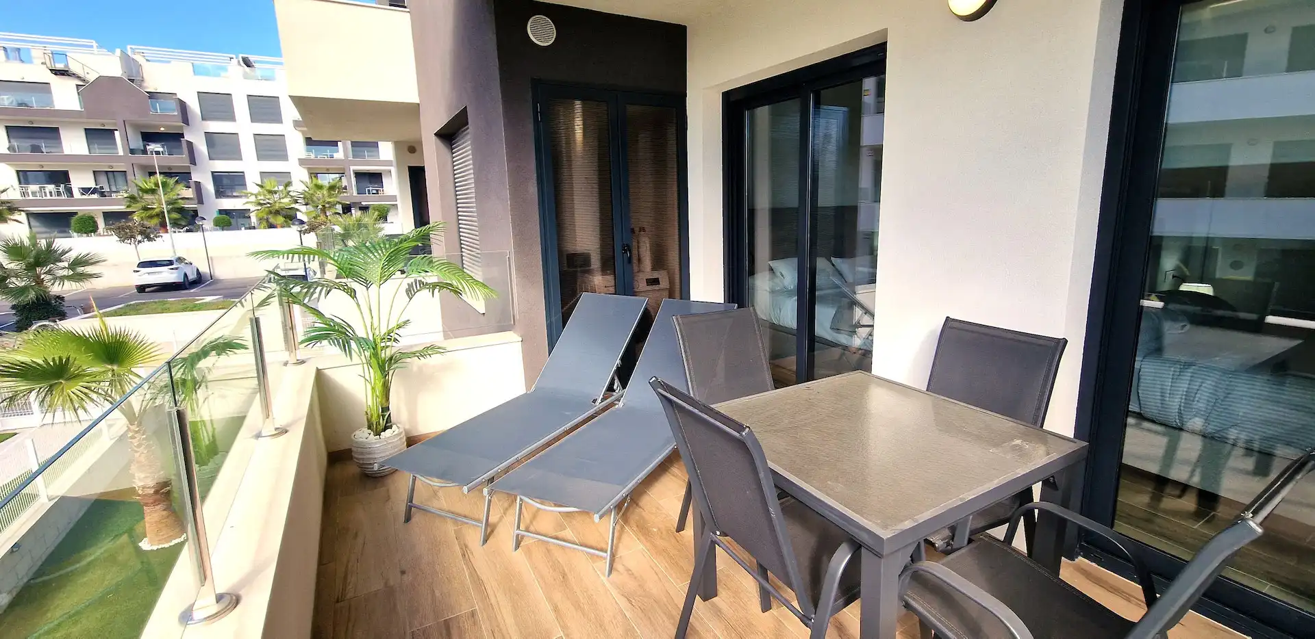 Terraza de Apartamento de alquiler en Orihuela con Aire acondicionado, Calefacción y Terraza
