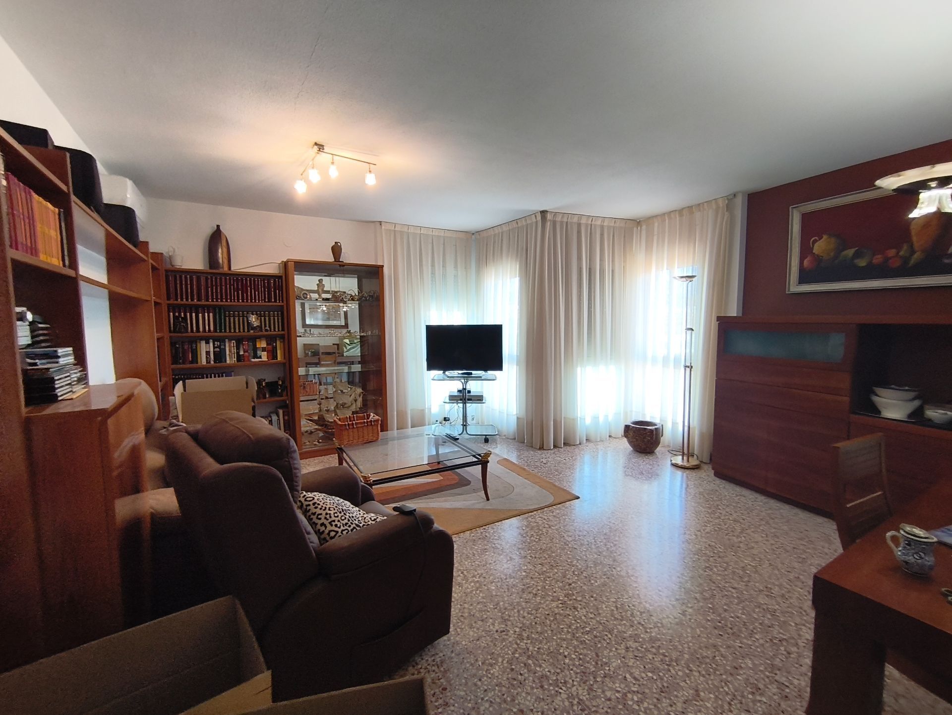 Living room of Flat for sale in Tortosa  with Air Conditioner, Heating and Furnished