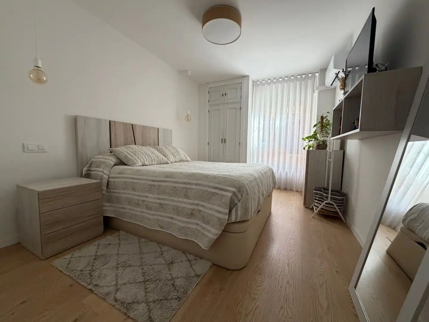 Bedroom of Flat for sale in Getafe  with Air Conditioner and Terrace