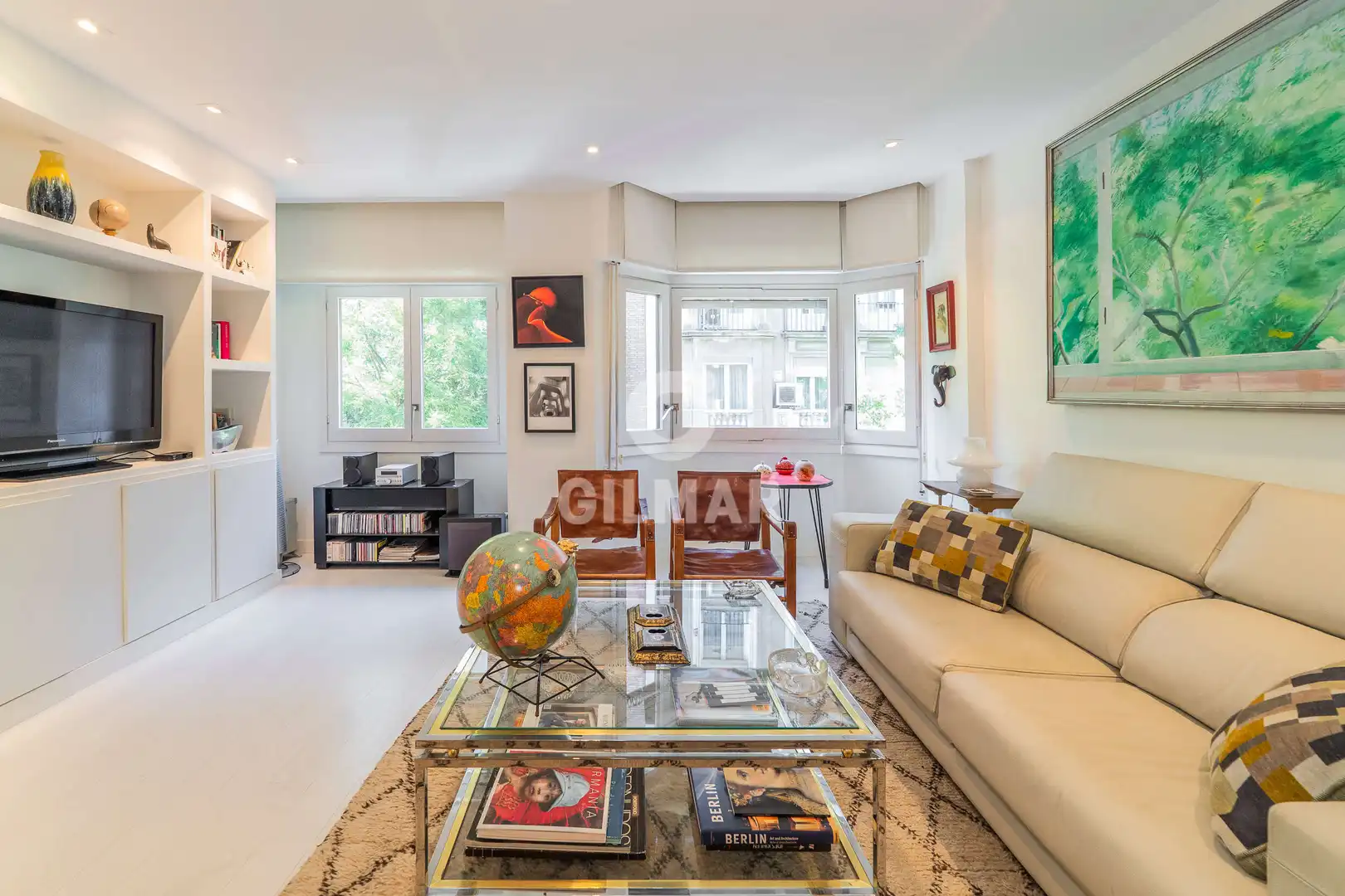 Sala de estar de Piso en venta en Madrid con Calefacción, Jardín privado y Piscina