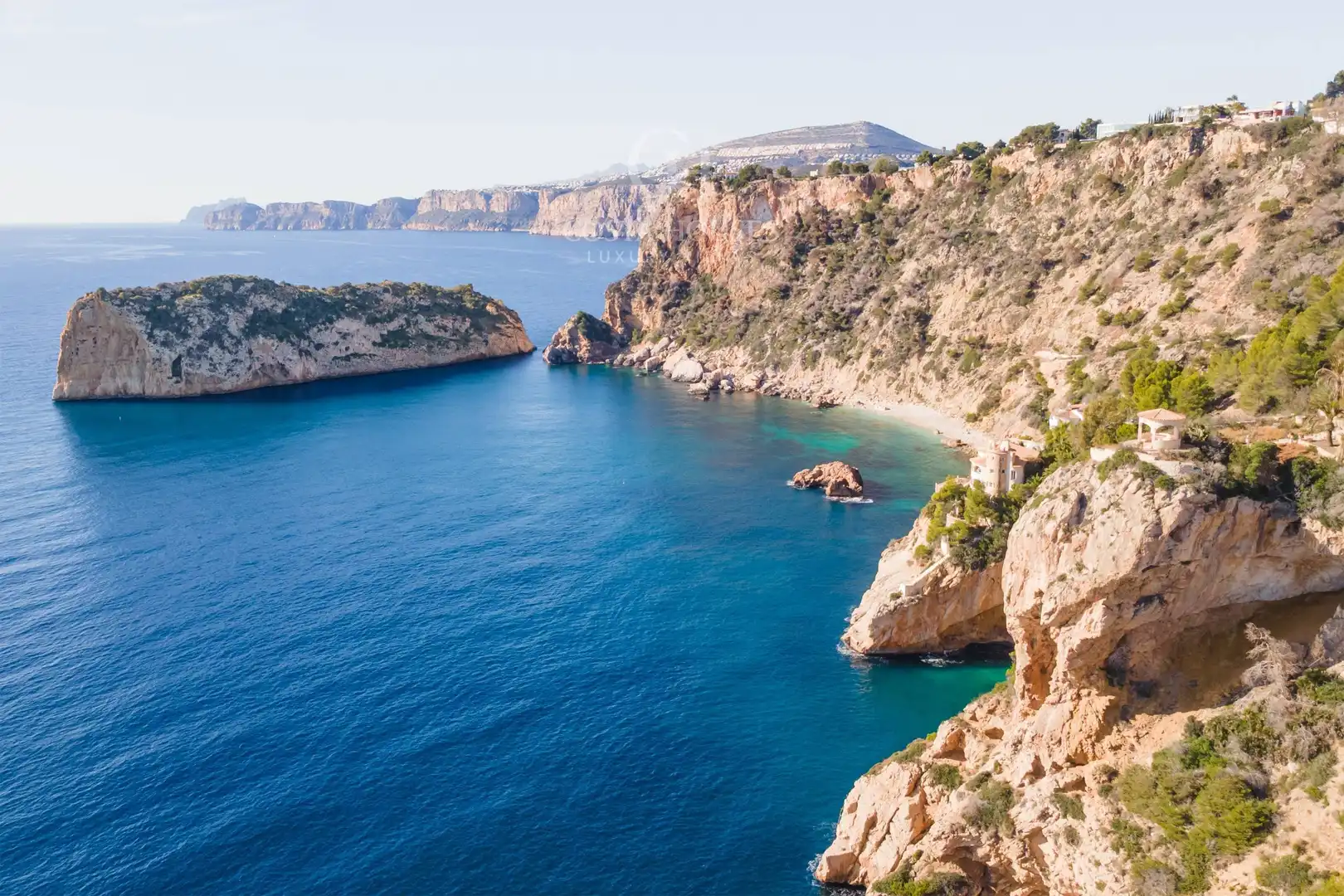 Außenansicht von Haus oder Chalet zum Verkauf in Jávea / Xàbia mit Klimaanlage, Privatgarten und Terrasse