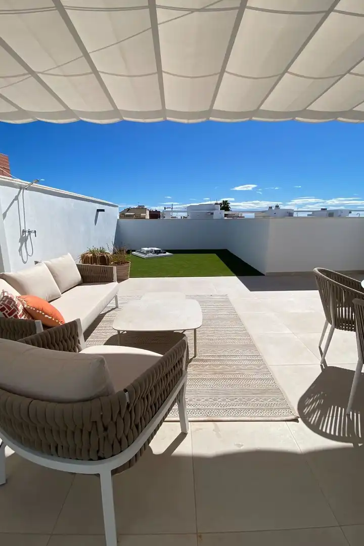 Terraza de Apartamento en venta en Pilar de la Horadada
