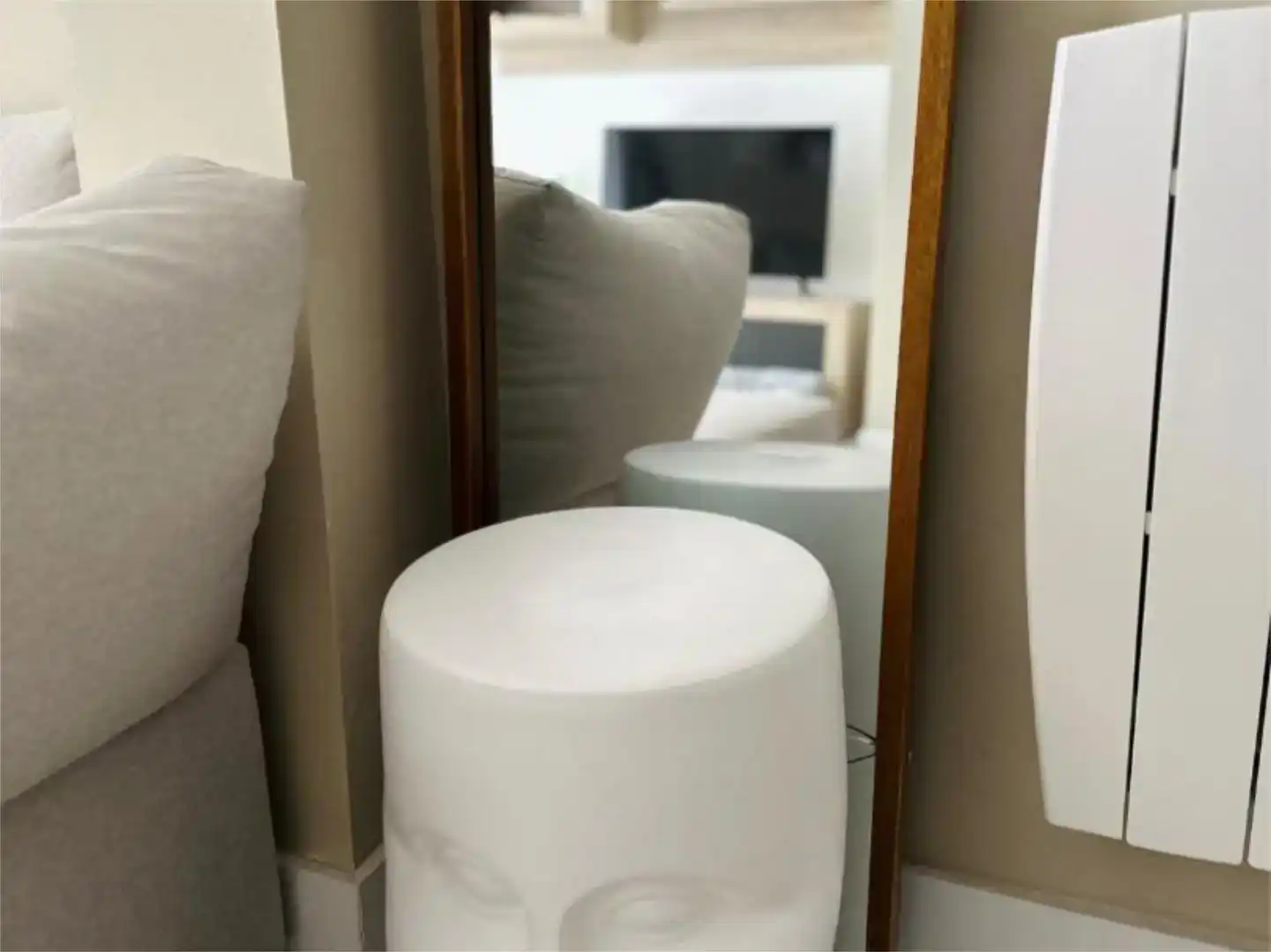 Wohnzimmer von Wohnung zum Verkauf in Es Mercadal mit Klimaanlage, Schwimmbad und Balkon