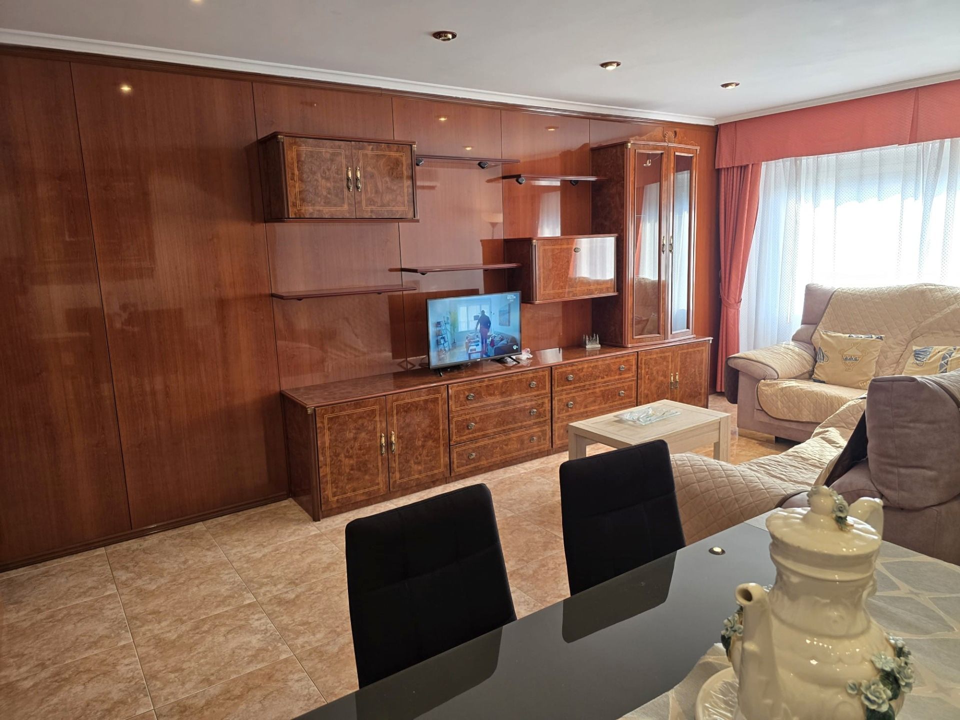 Sala d'estar de Pis en venda en  Zaragoza Capital amb Aire condicionat, Calefacció i Terrassa