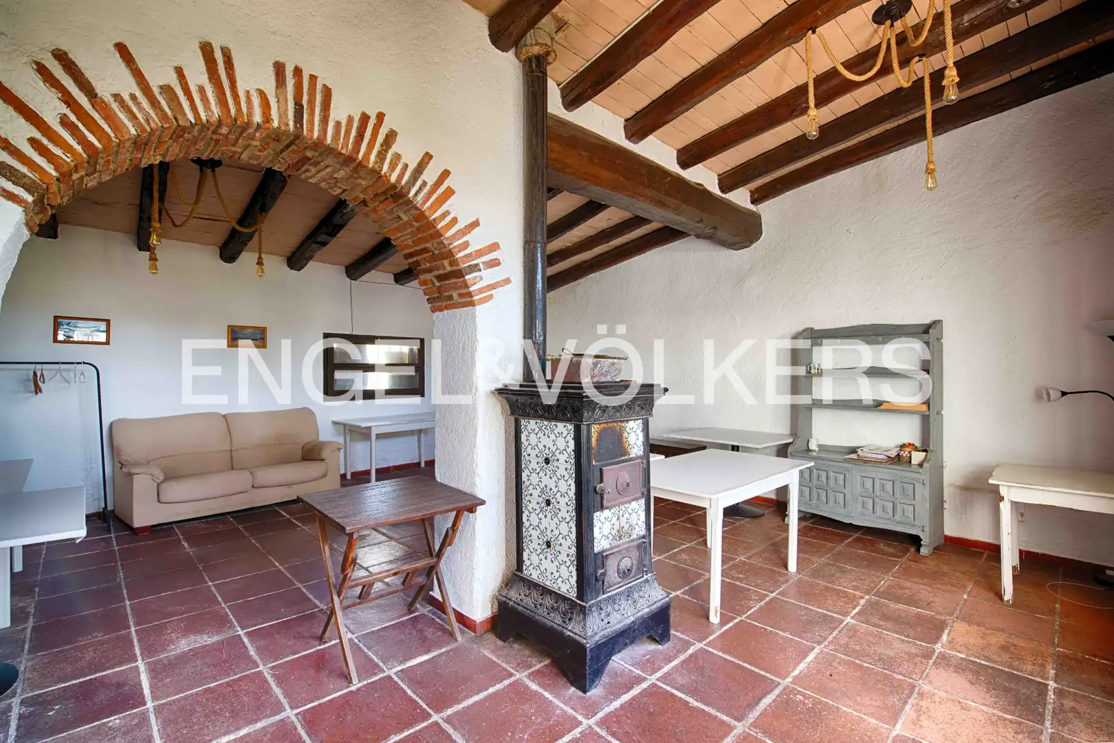 Sala de estar de Finca rústica en venta en Roses con Jardín privado y Terraza